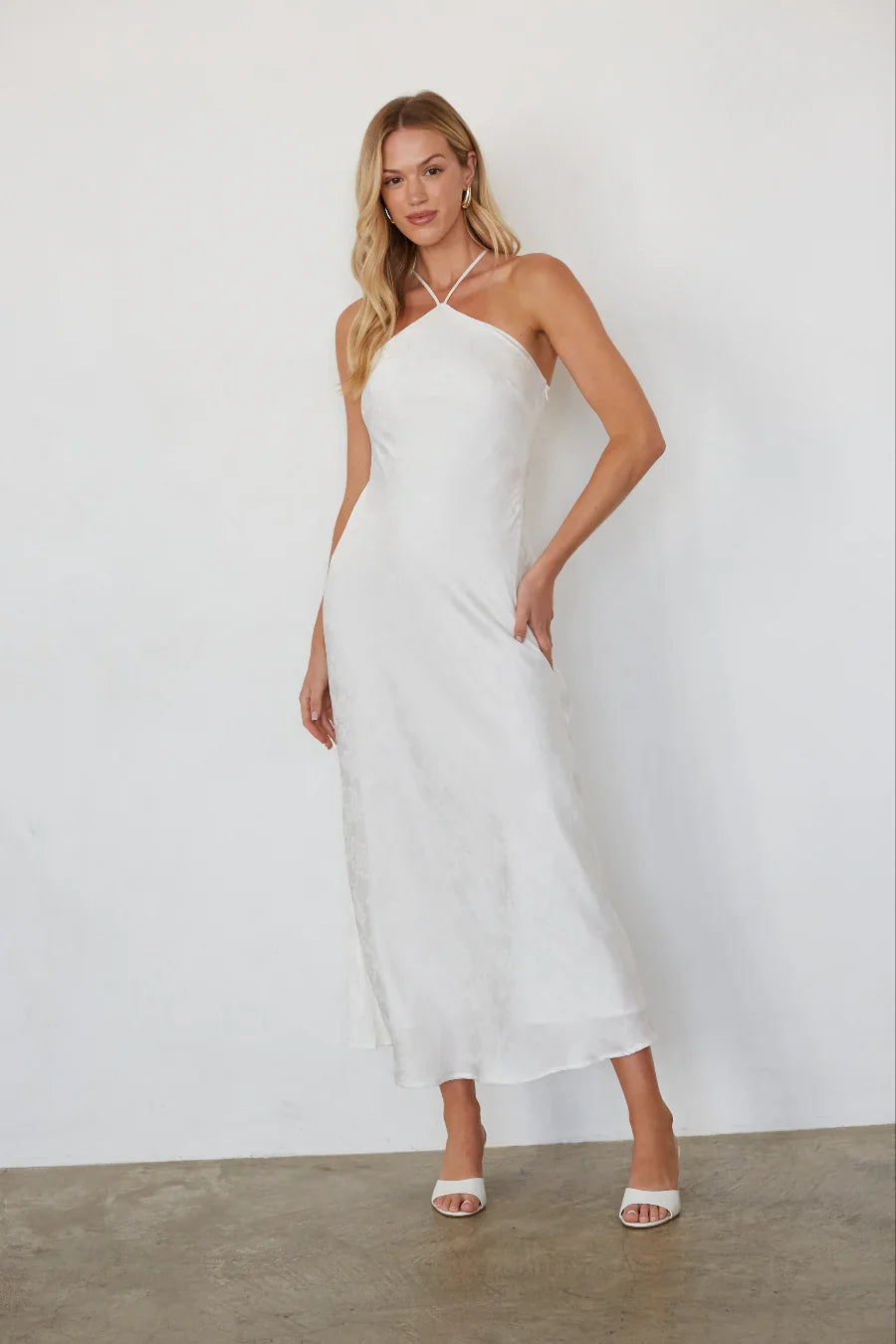 Eliana Open Back Maxi Dress