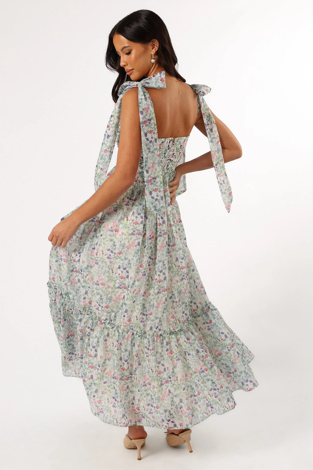 Robe mi-longue Floret - Multicolore