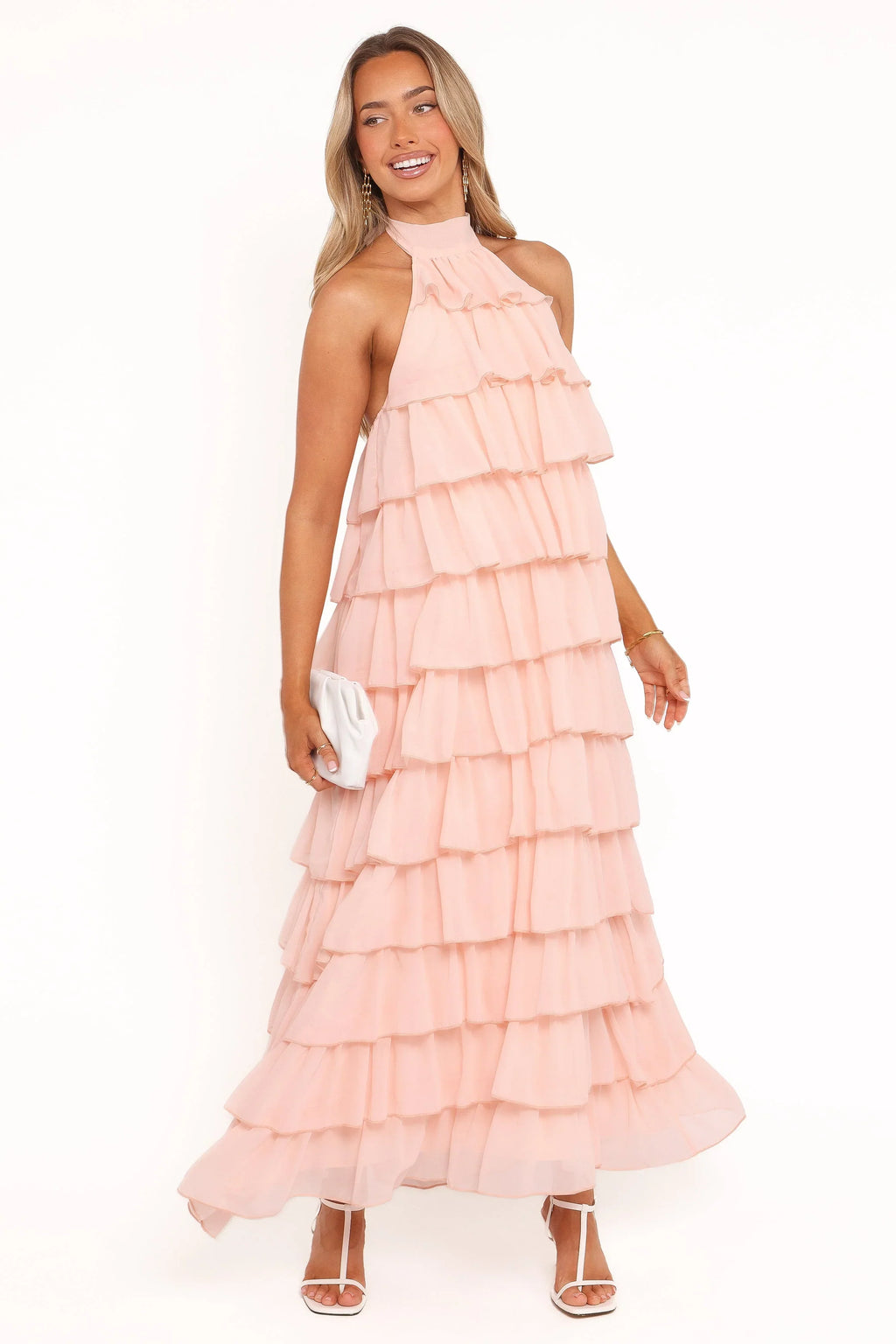 Robe longue Zoella - Rose