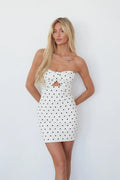 Robe courte Kynlee à pois