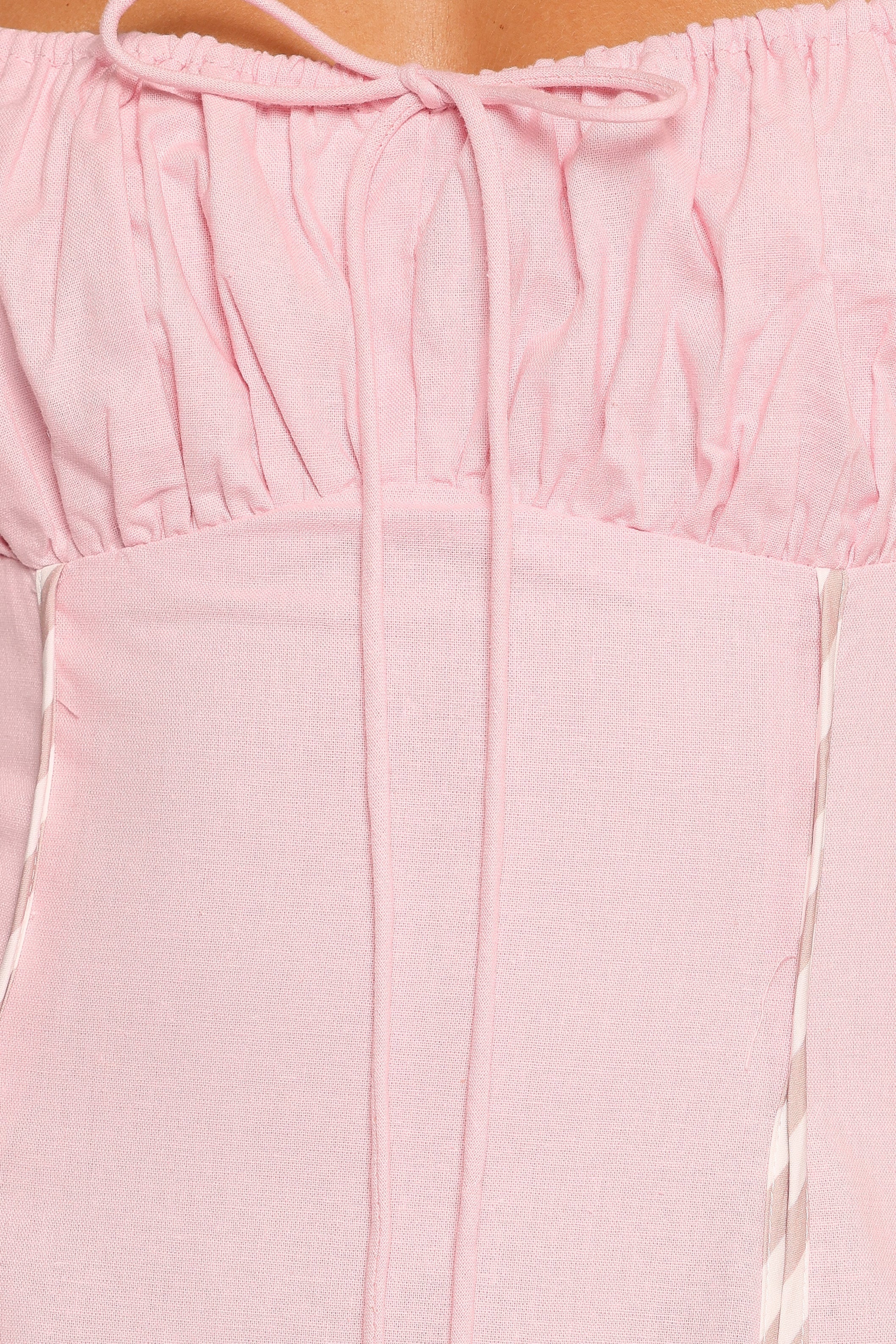 Robe midi Talyn - Rose