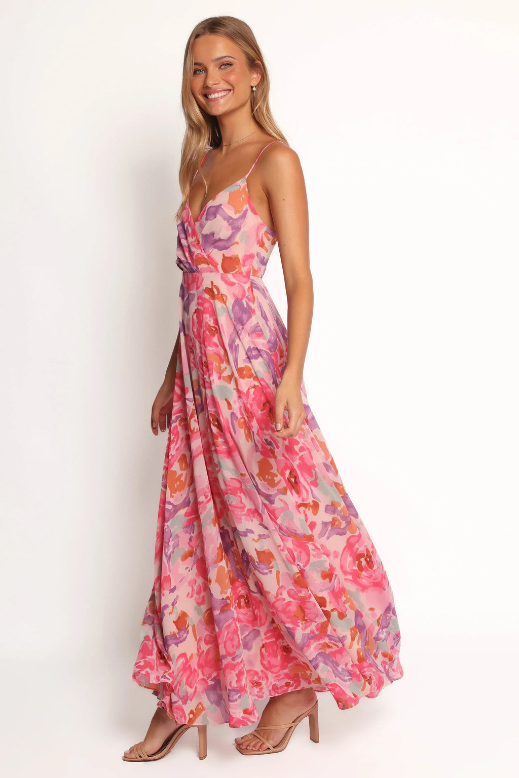 Robe longue Madilyn - Fleurs multicolores