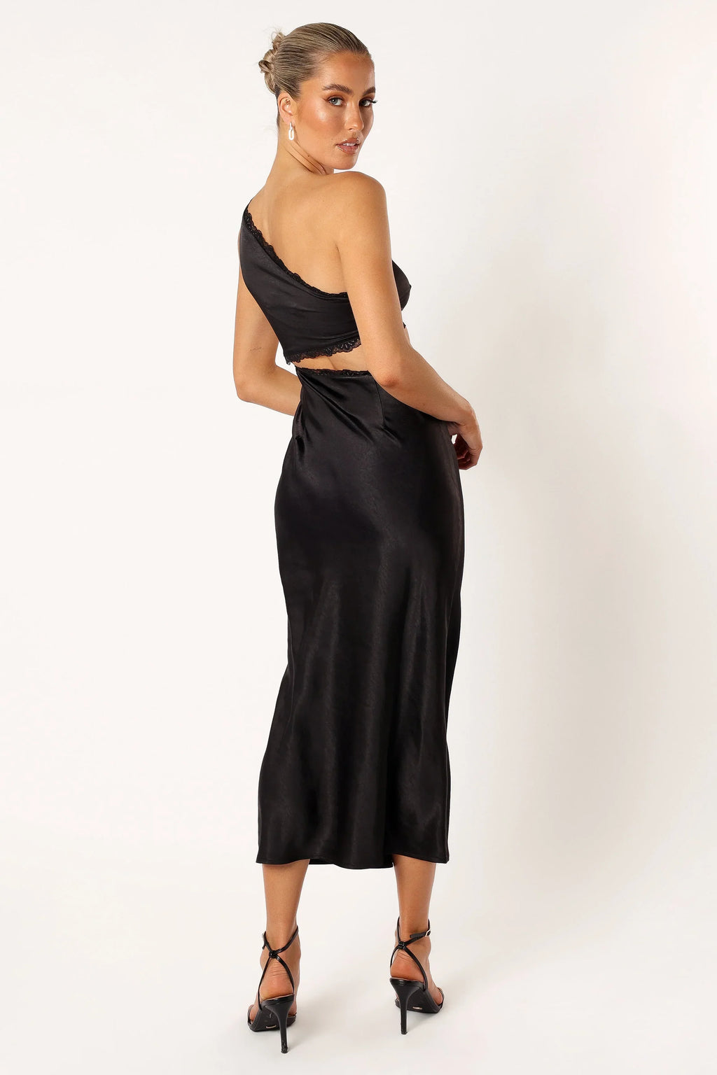 Robe midi longue Alta - Noir
