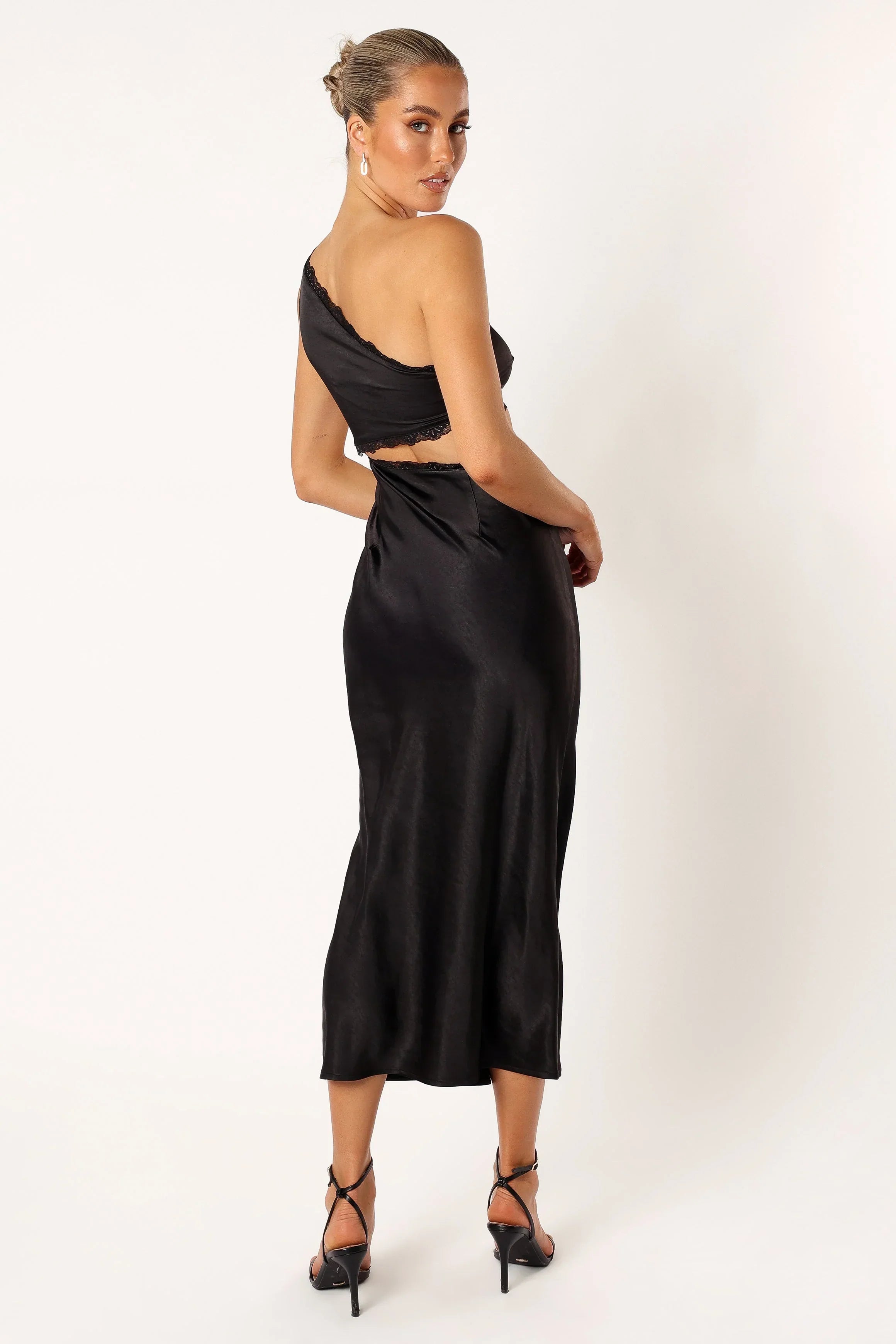 Robe midi longue Alta - Noir