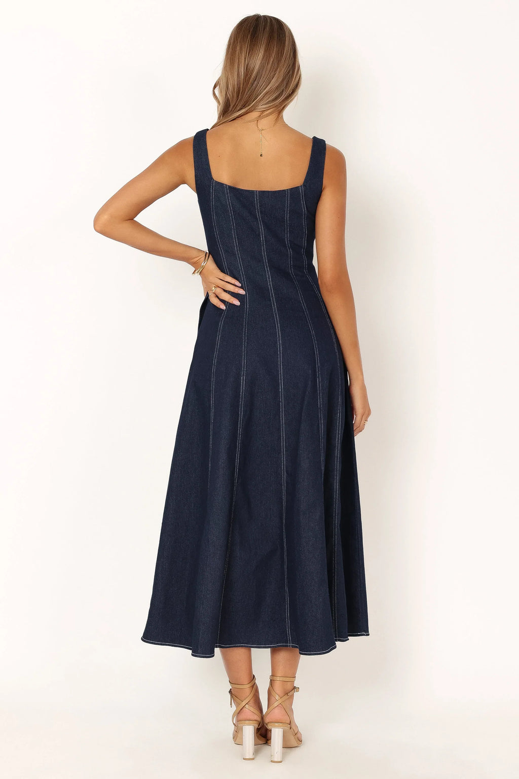 Robe Midi Callum - Denim Foncé