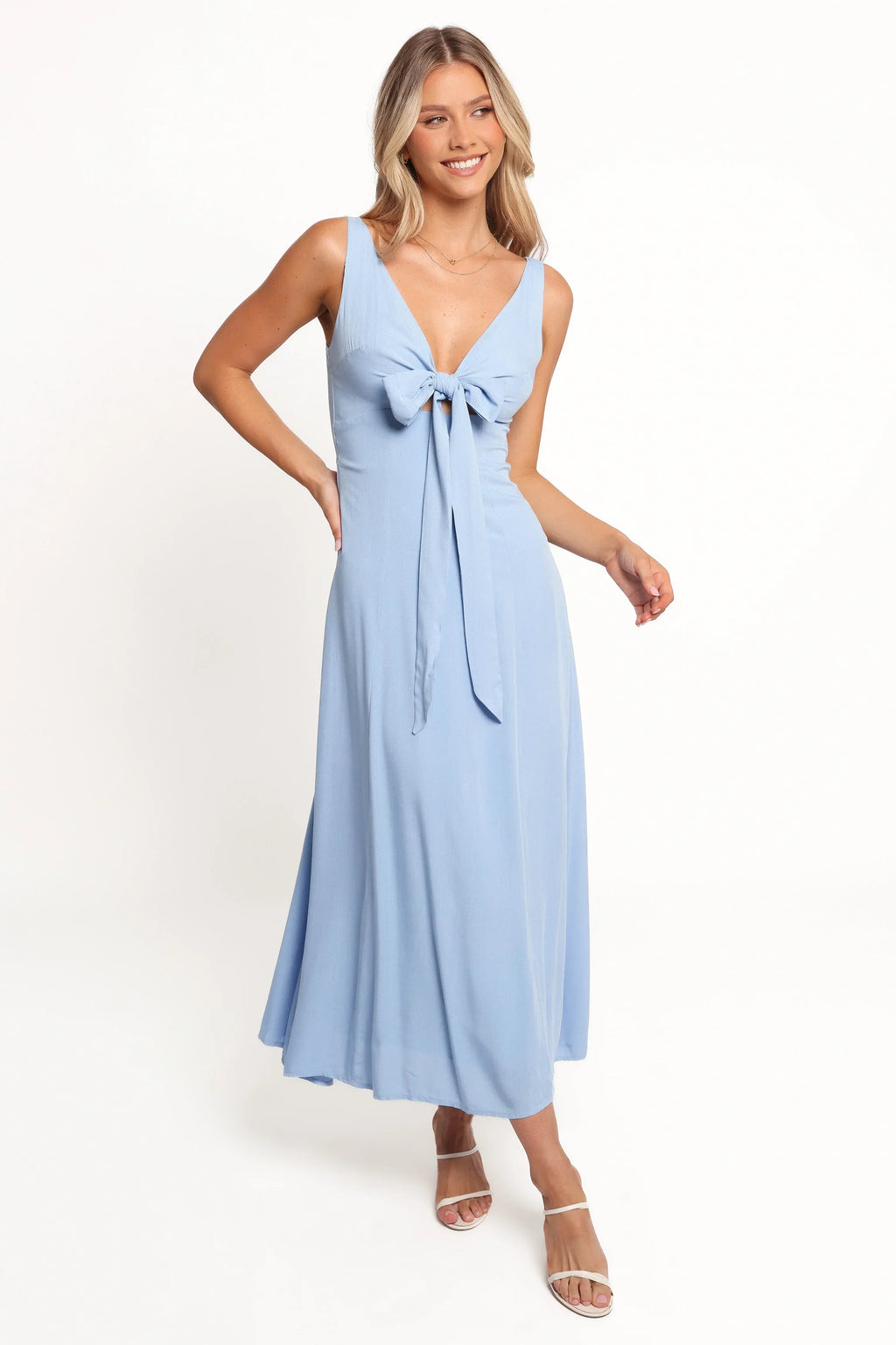 Robe midi Archer - Bleu pervenche