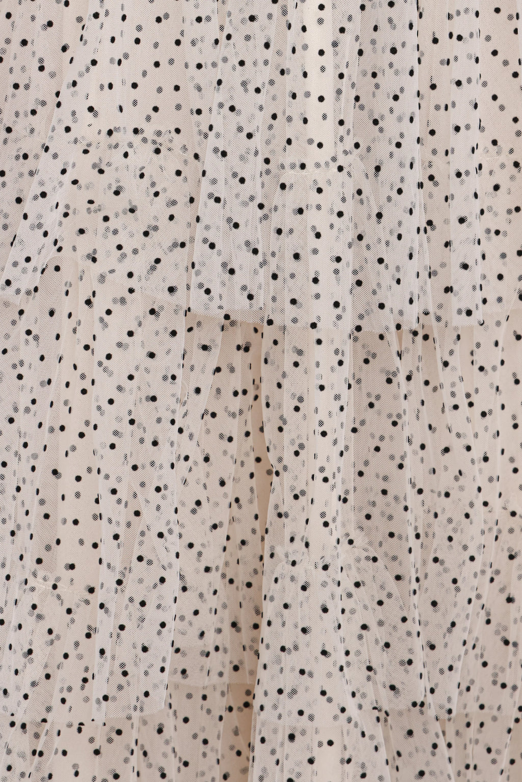 Robe longue Belle - Crème à pois