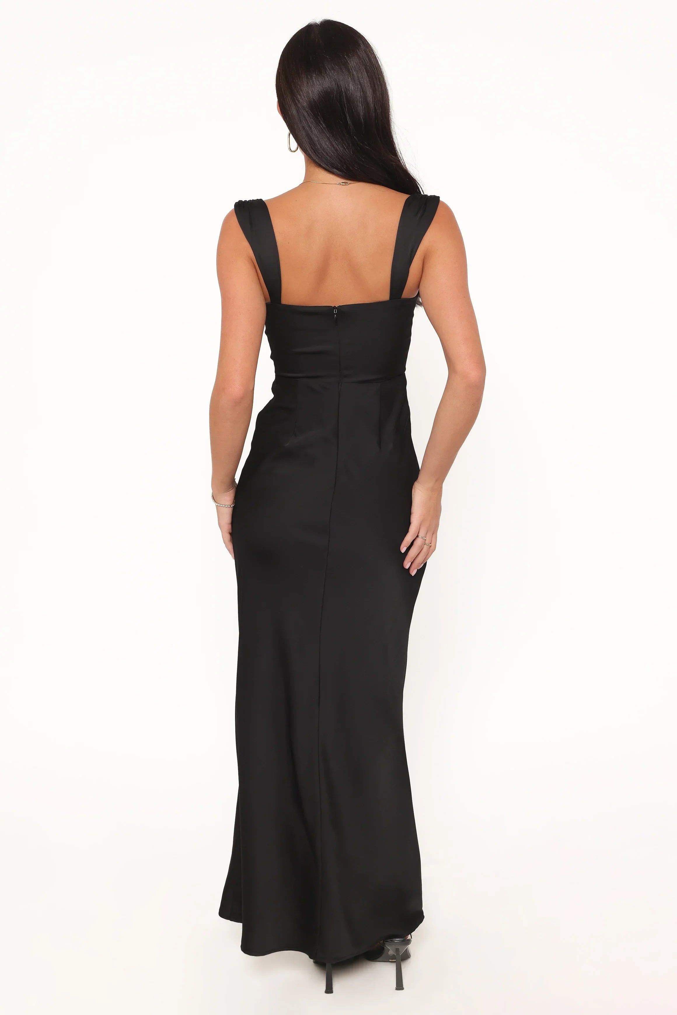 Robe longue Margot - Noir