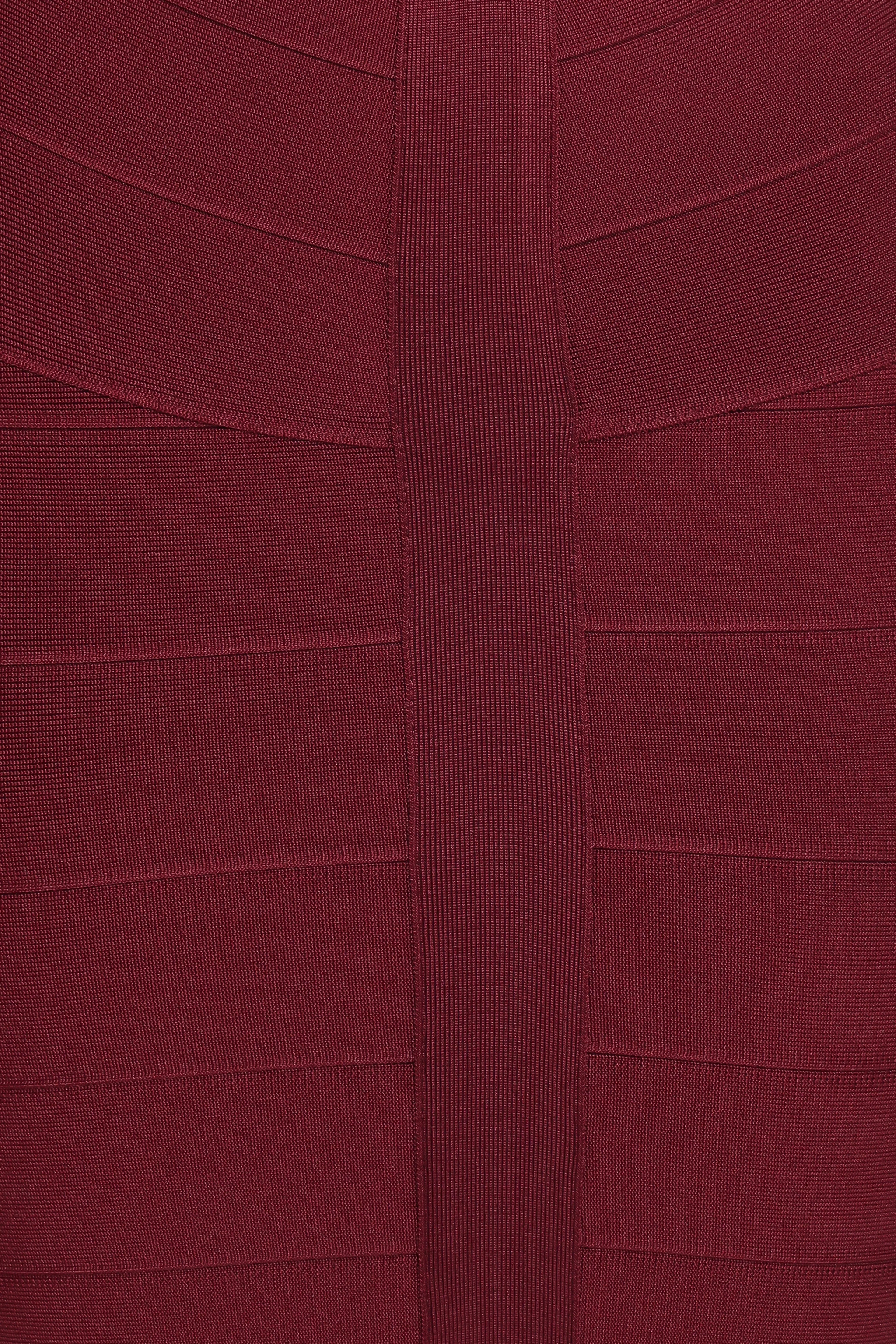 Robe mi-longue Josiah - Bordeaux