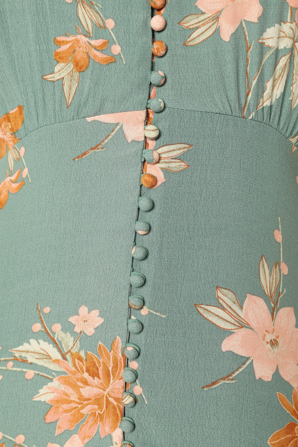 Robe midi Frampton - Bleu floral