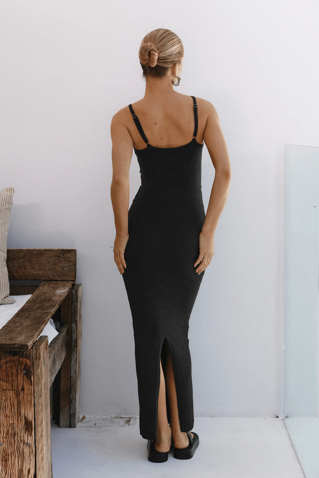 Robe midi Normani - Noir