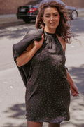 Robe Courte Gabrielle - Pois Noirs