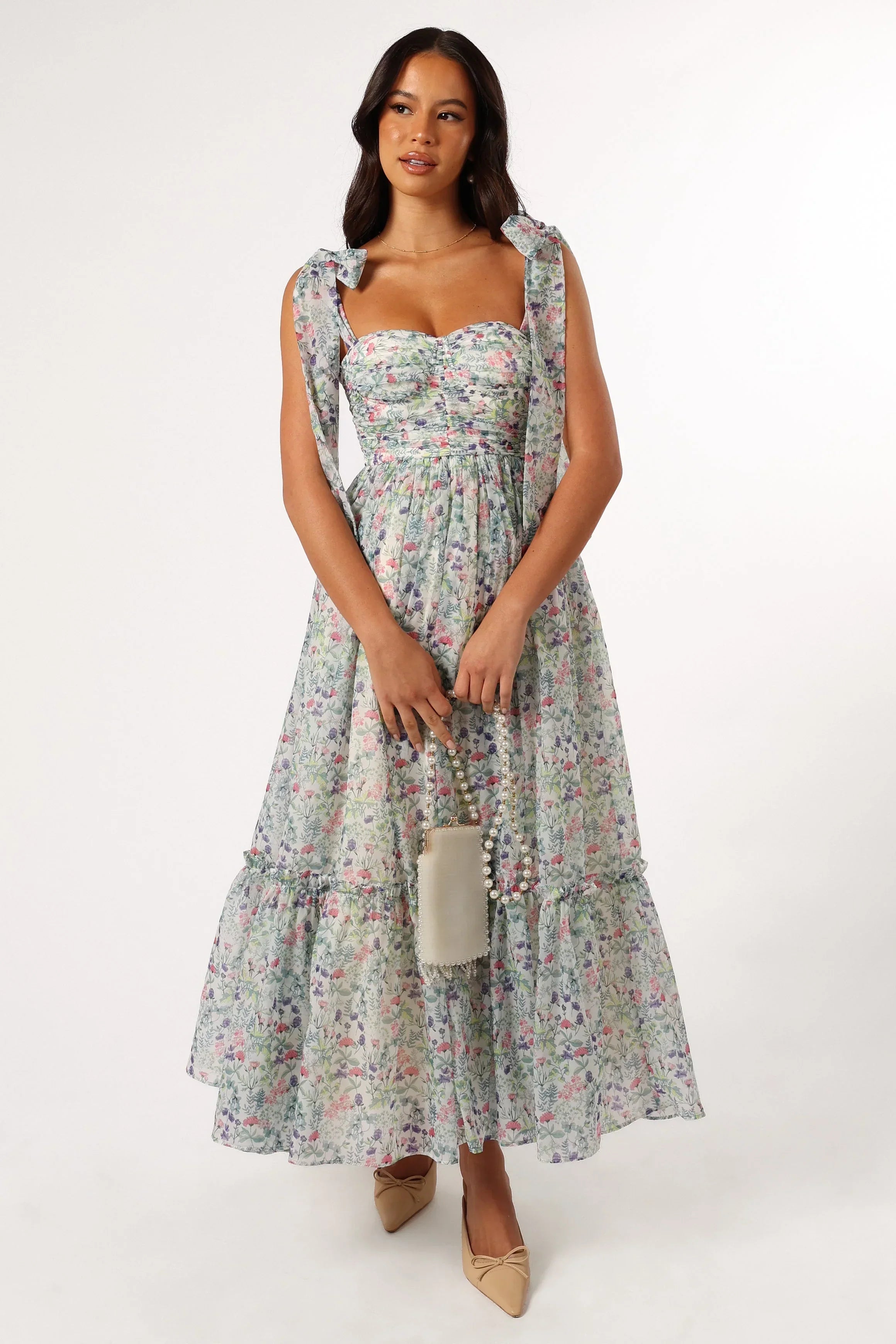 Robe mi-longue Floret - Multicolore