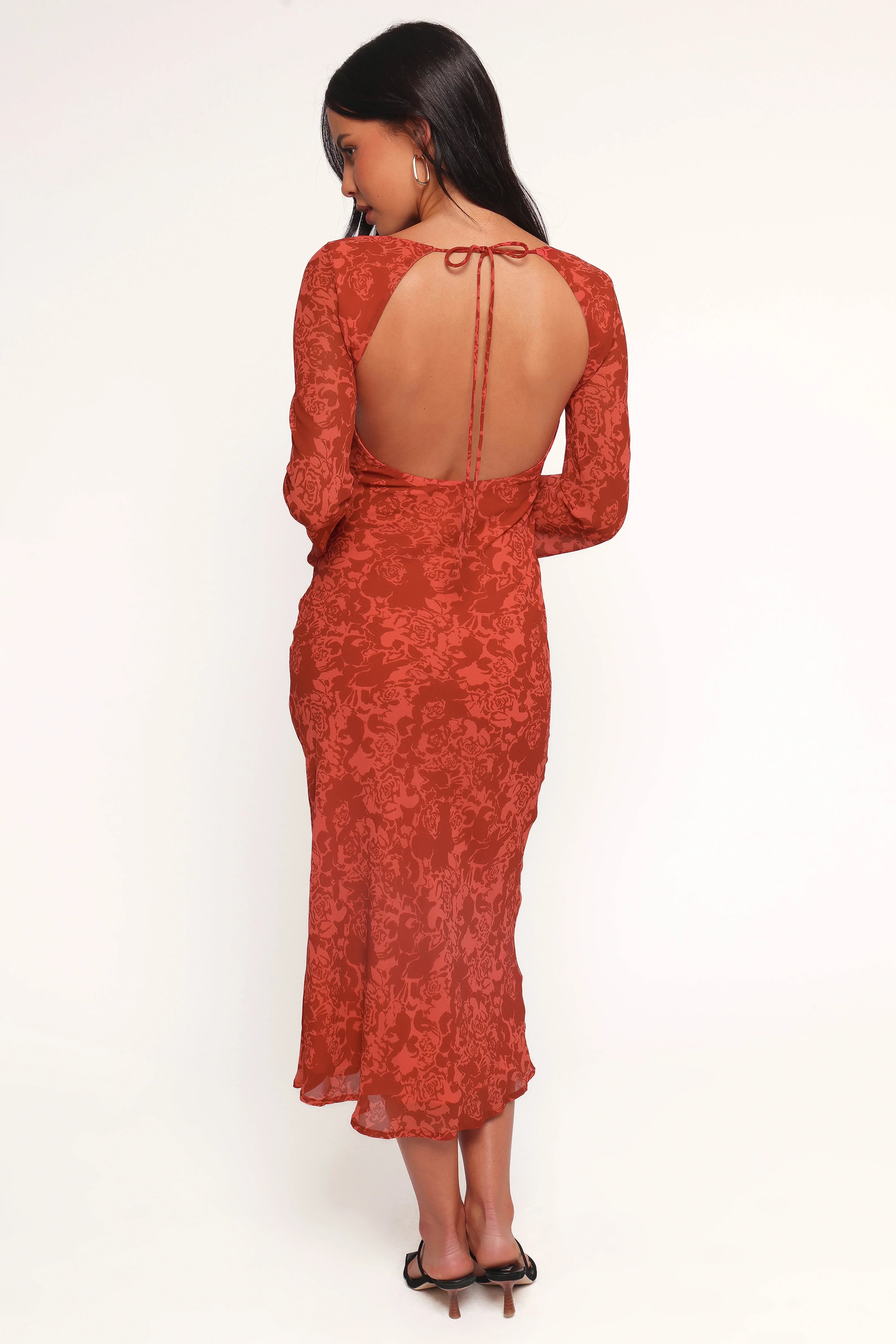 Talitha Maxi Dress - Red Roses