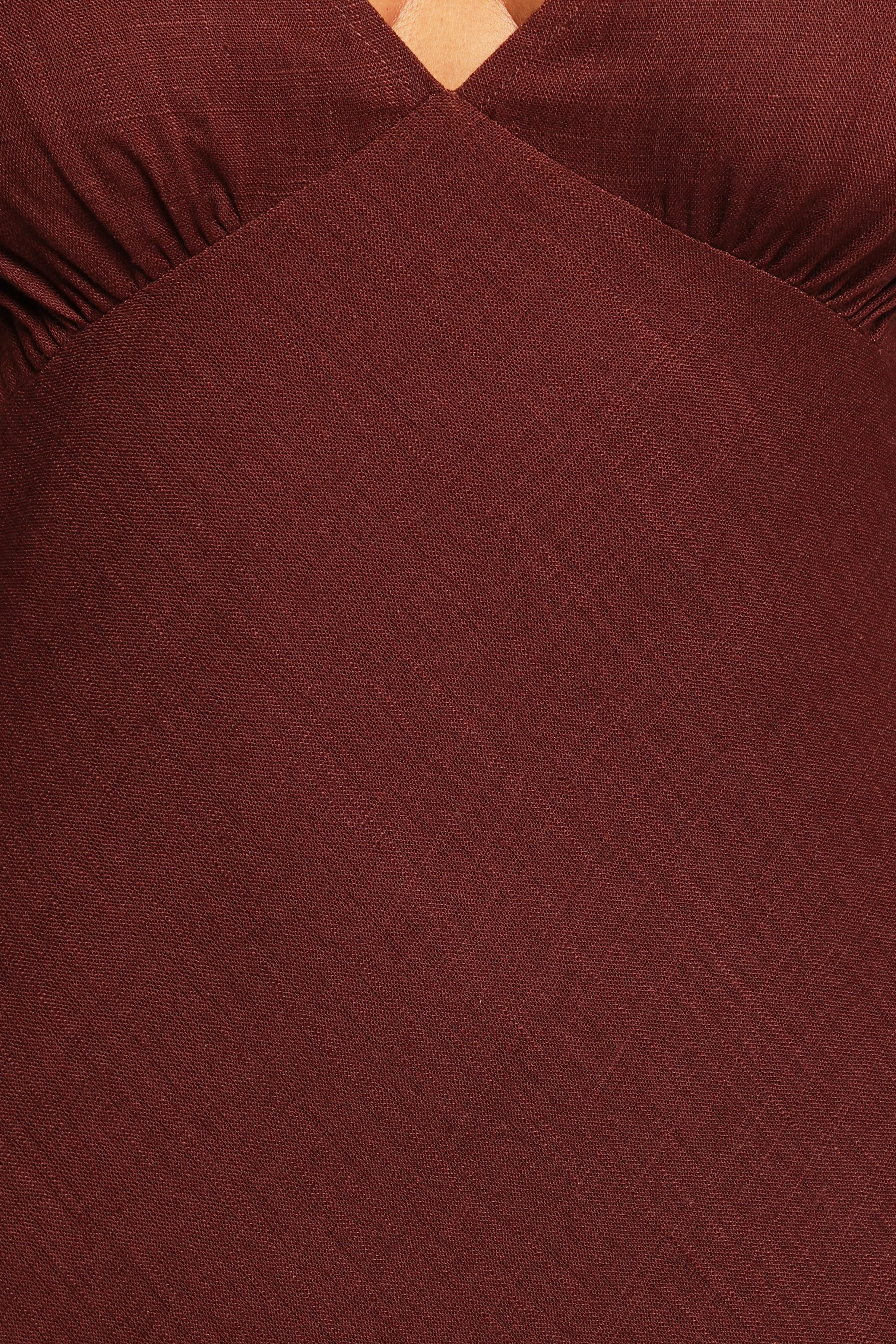 Robe midi Shyla - Marron