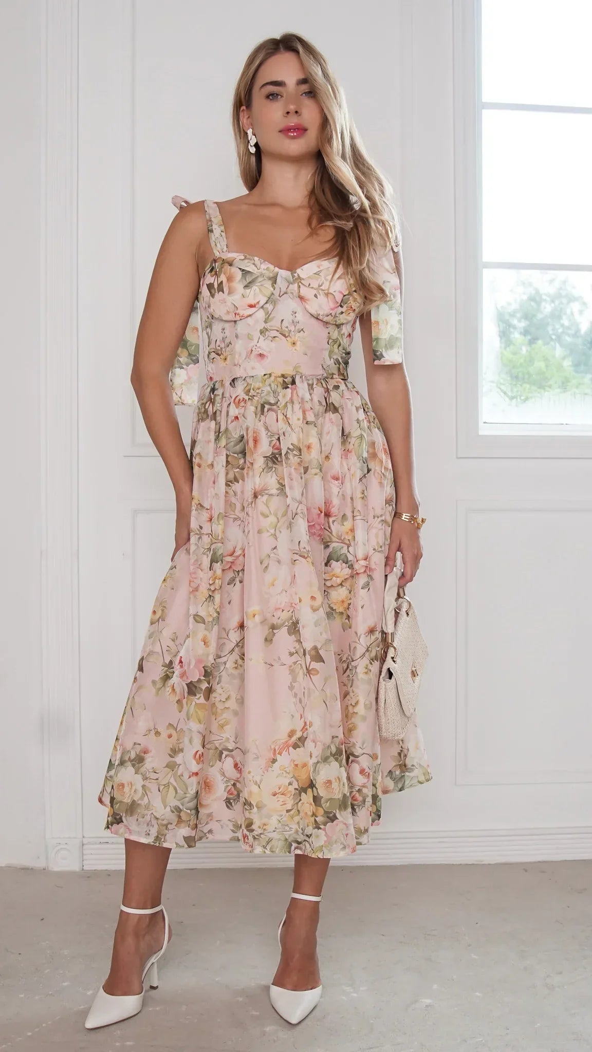 Robe midi Leslie
