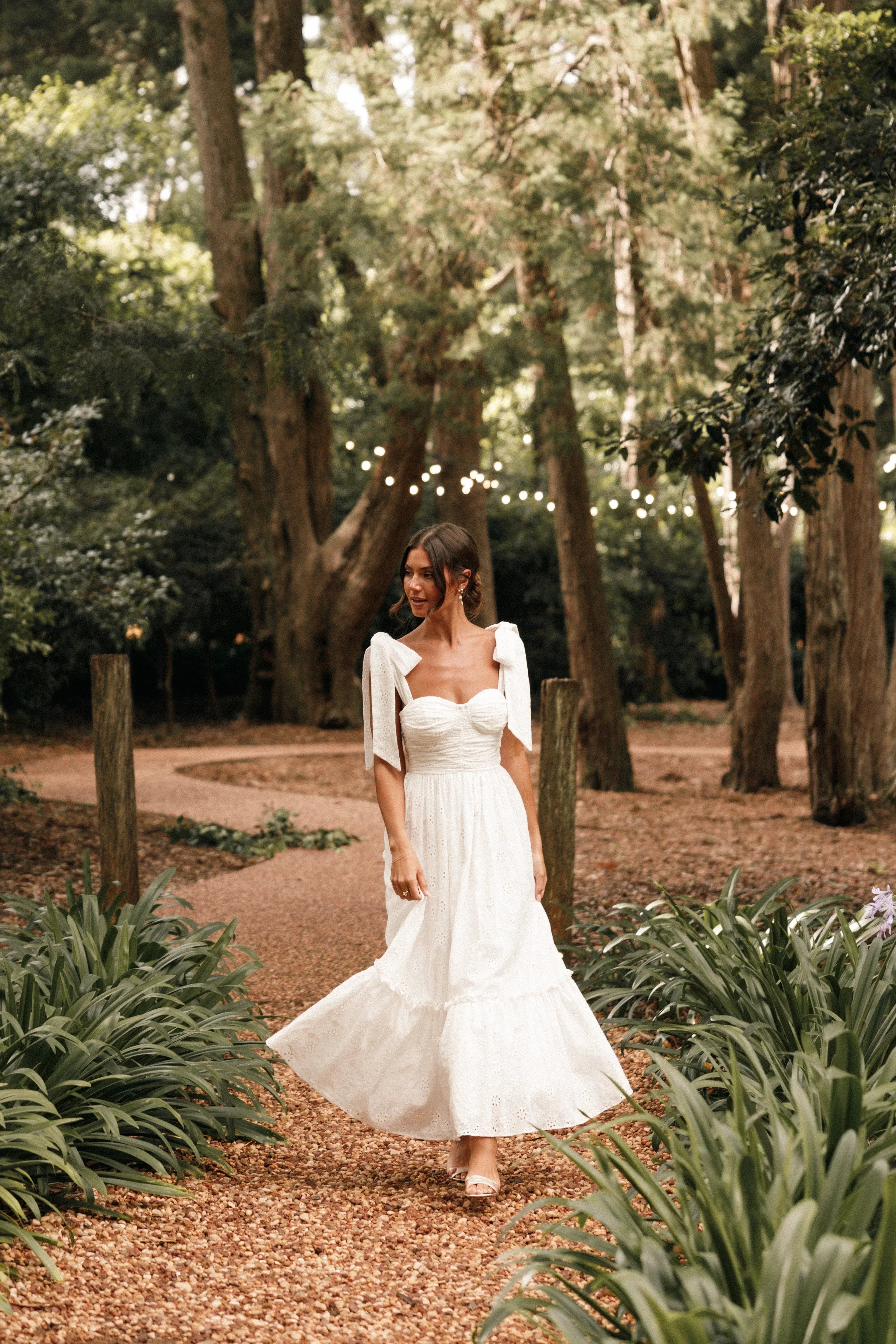 Robe longue Fiora - Blanc