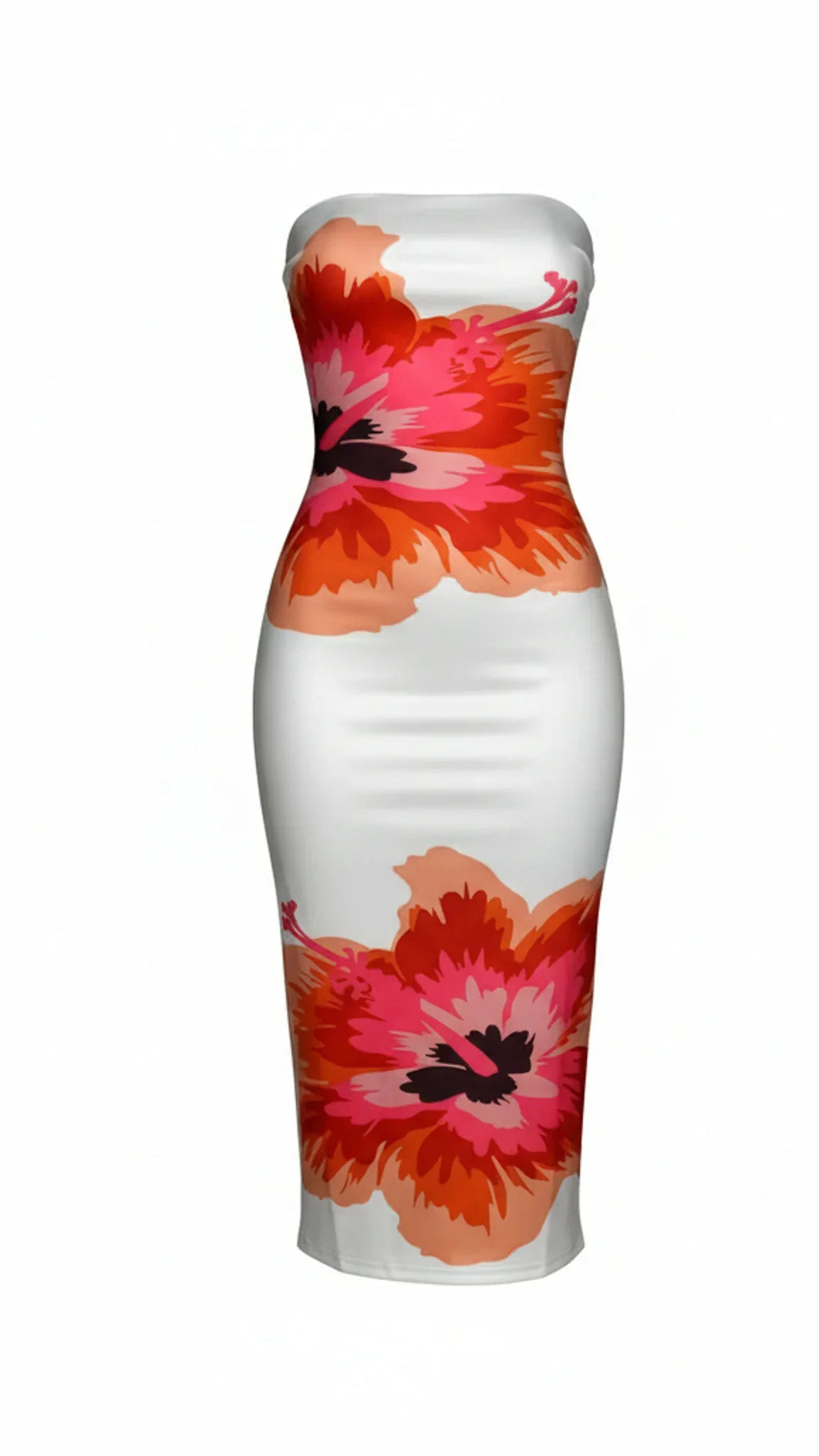 Solara Strapless Midi Dress