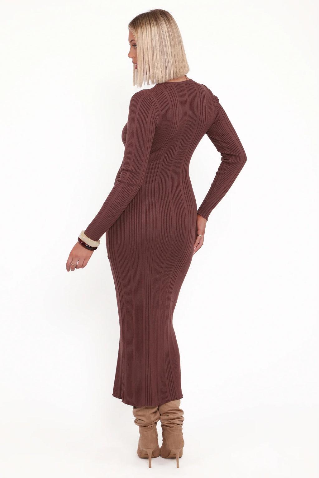 Robe midi Valia - Espresso