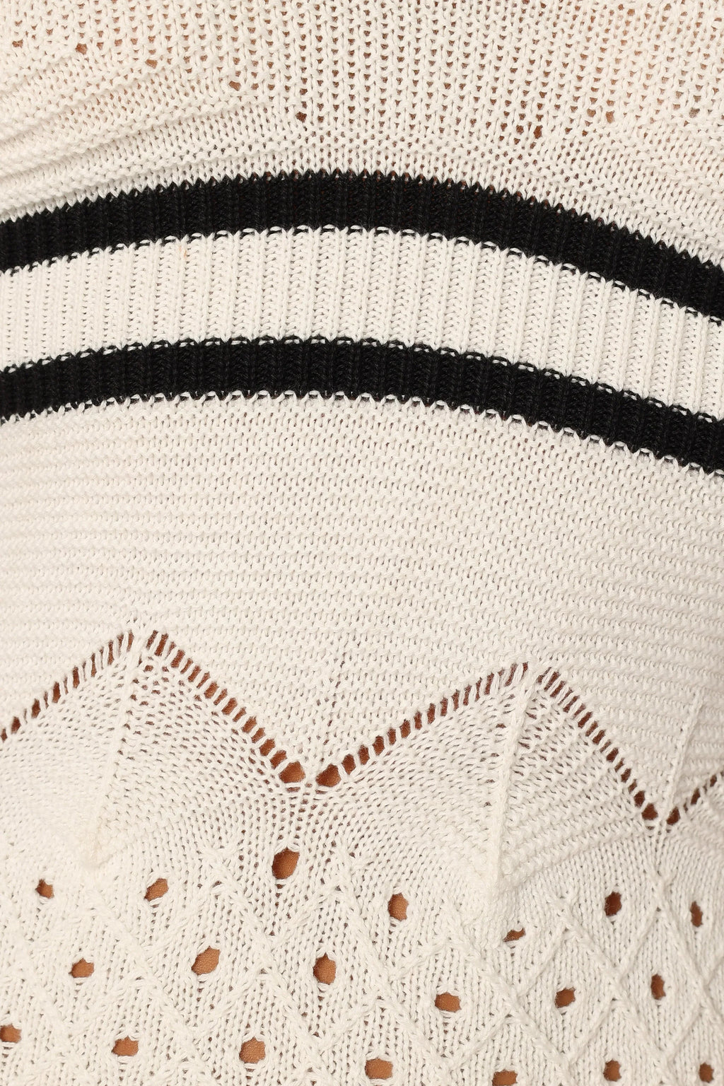 Robe Midi Landon - Noir Blanc