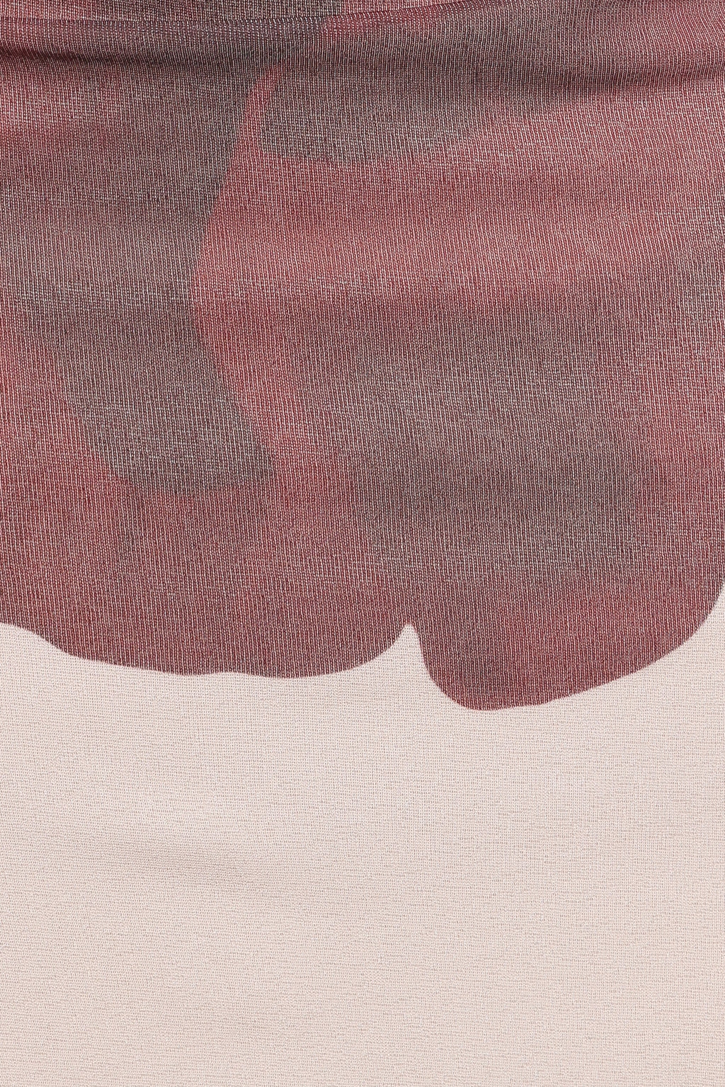 Robe midi Sukin – Imprimé floral marron