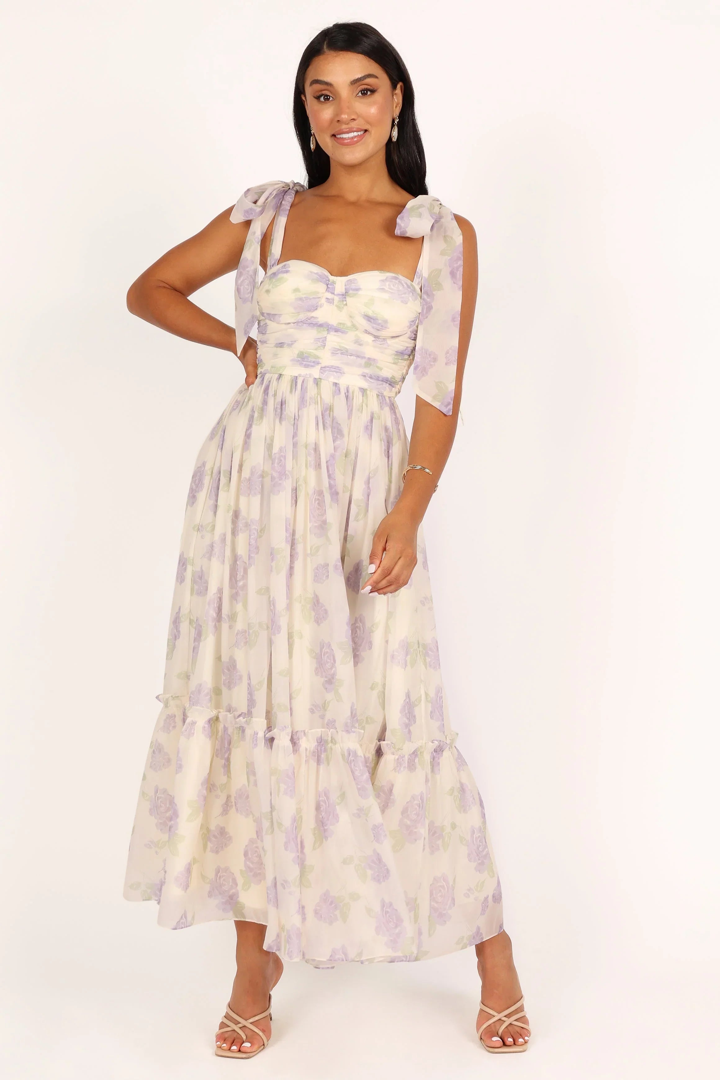 Robe midi Floret - Lavande