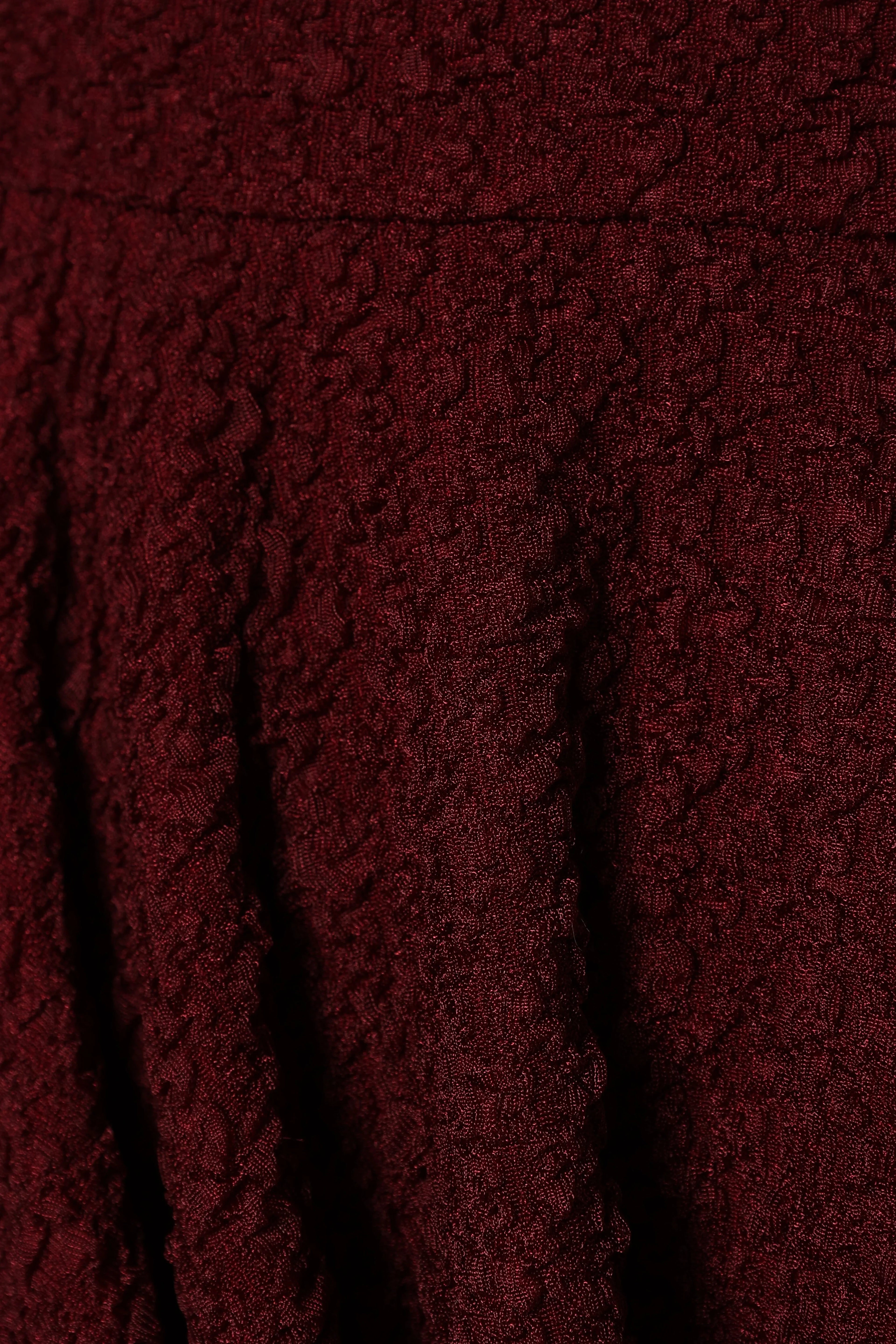 Mini-robe Margaret - Bordeaux