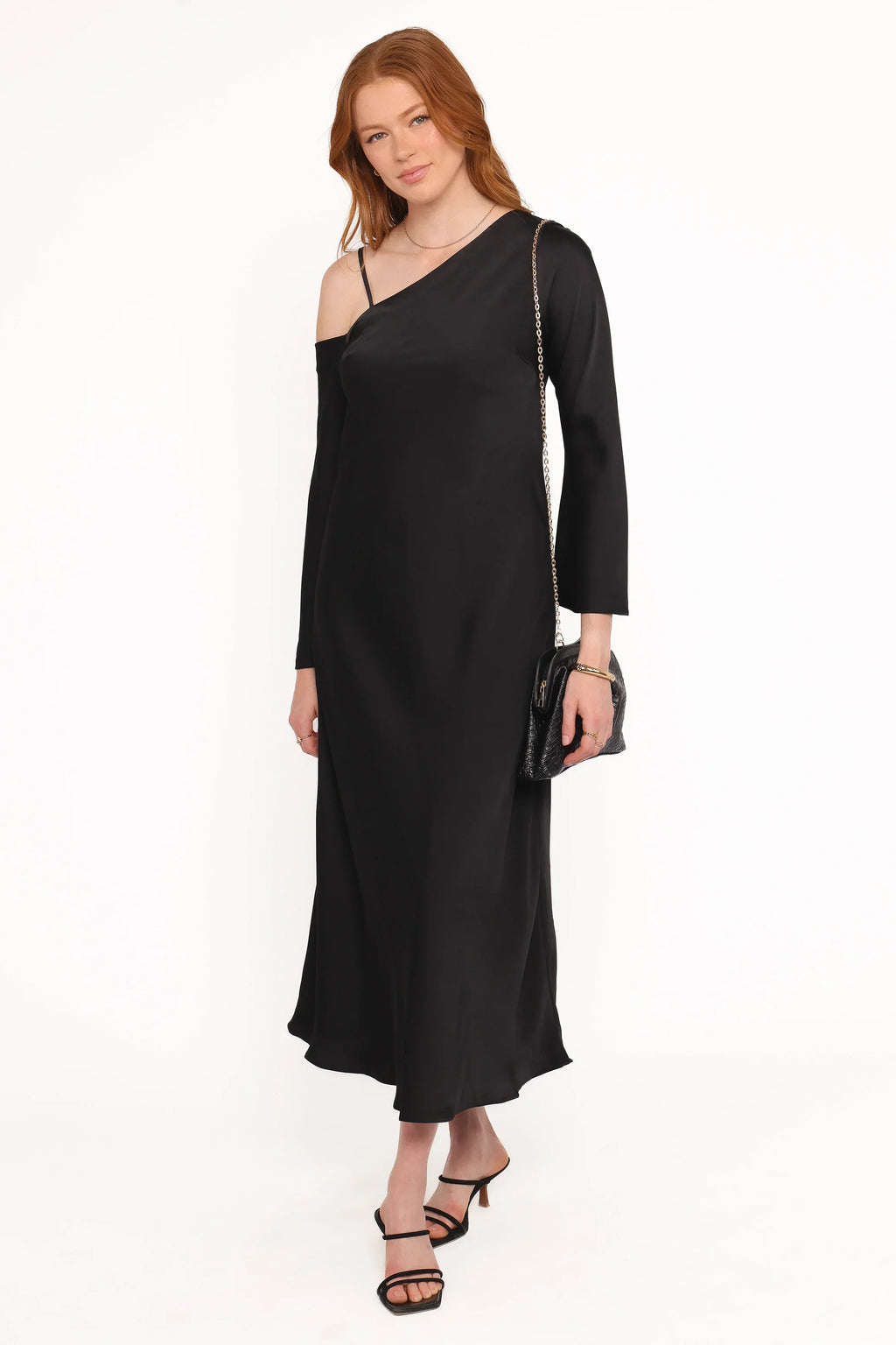 Robe longue Lindra - Noir