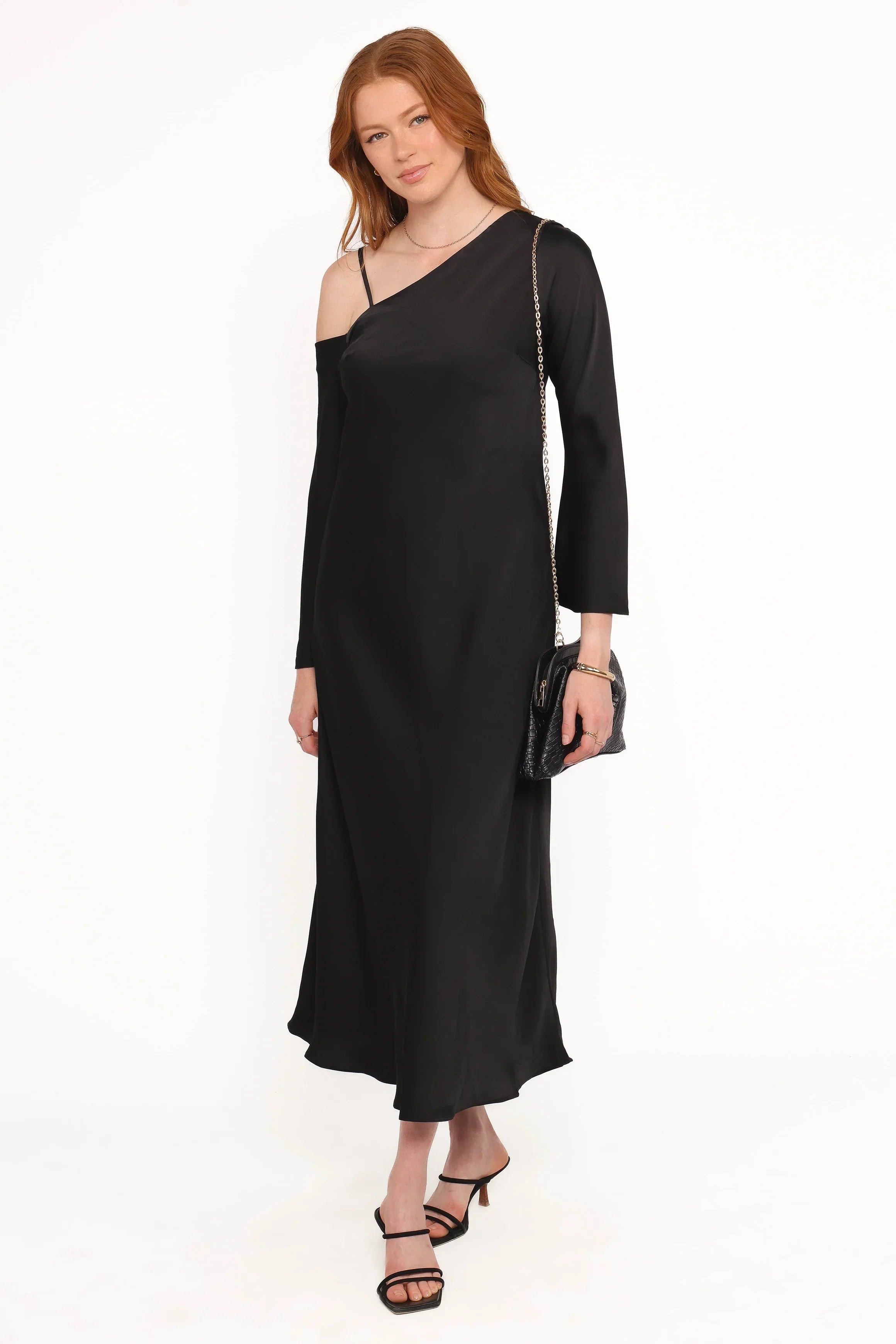 Robe longue Lindra - Noir