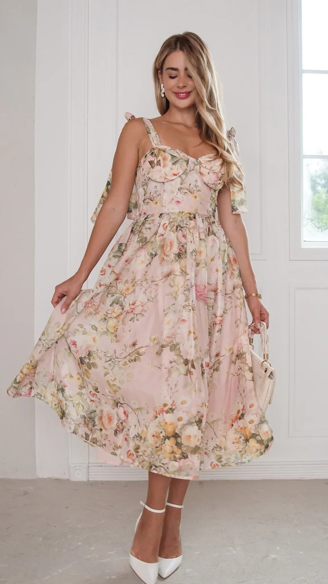 Robe midi Leslie