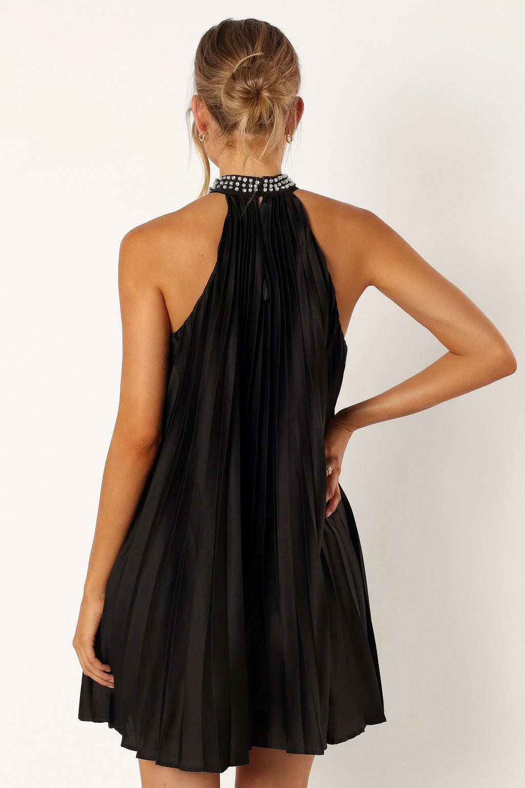 Robe Courte Lizzy Halterneck - Noir