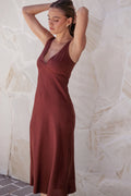 Robe midi Shyla - Marron