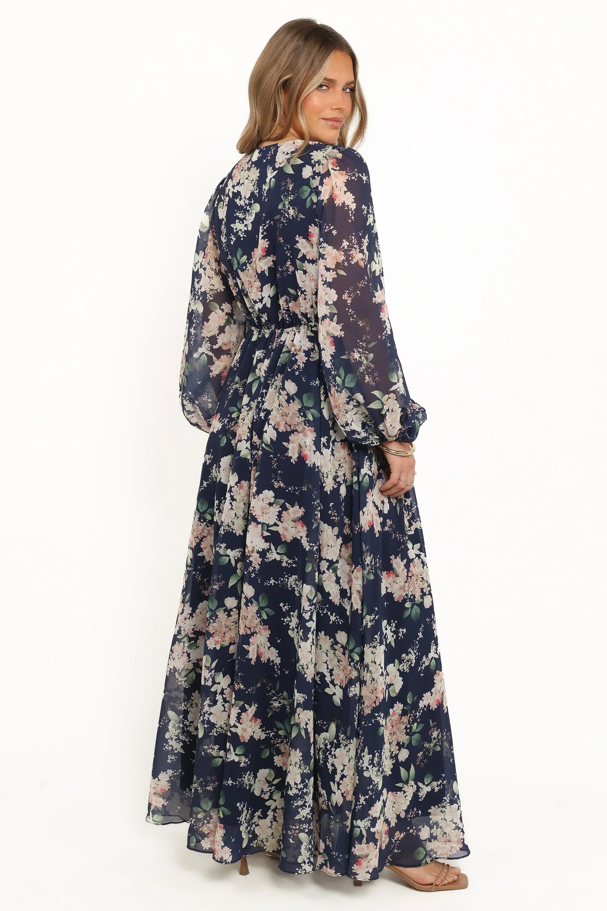 Anisa Maxi Dress - Navy Floral