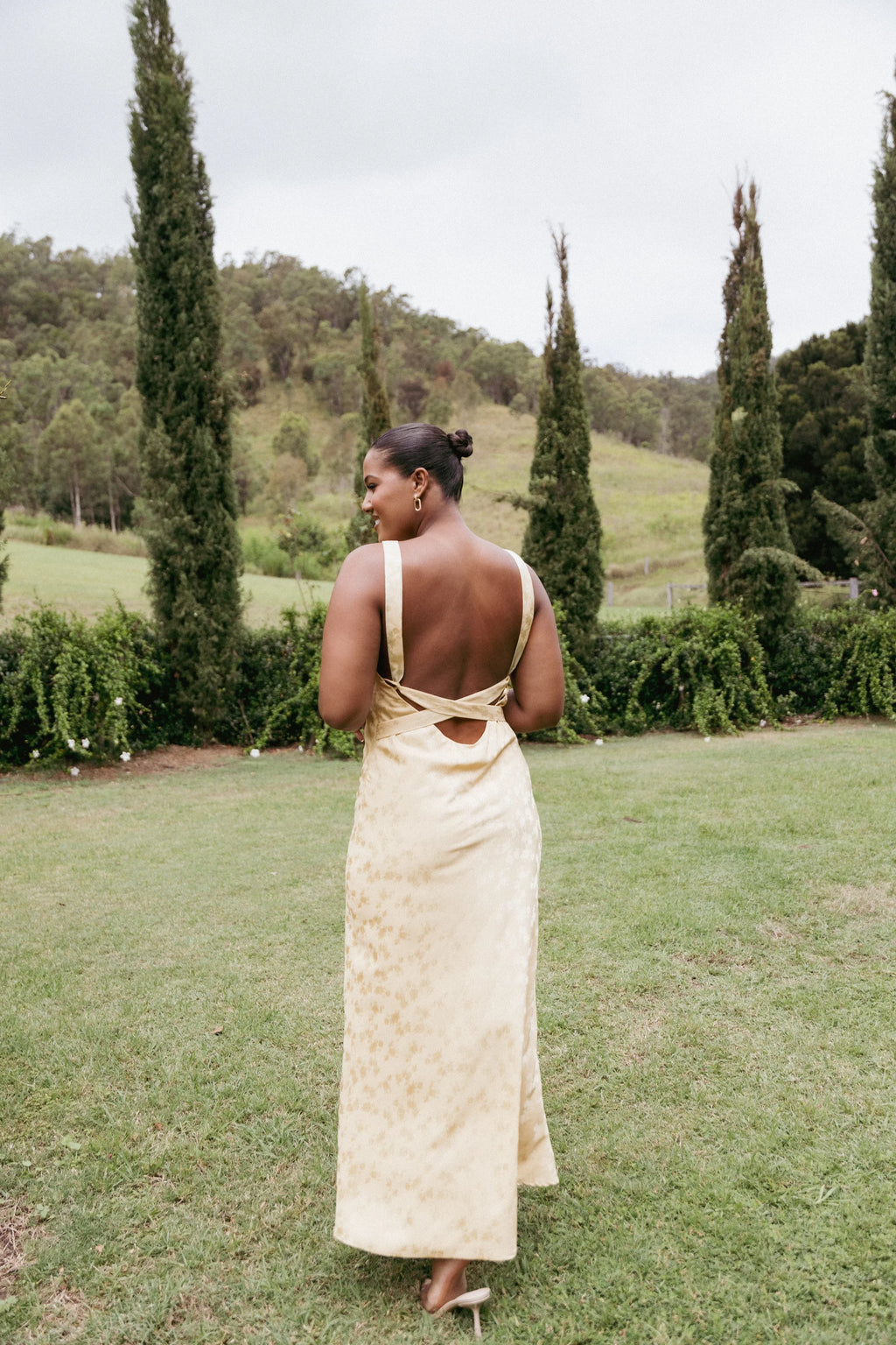 Robe longue Malie - Citron
