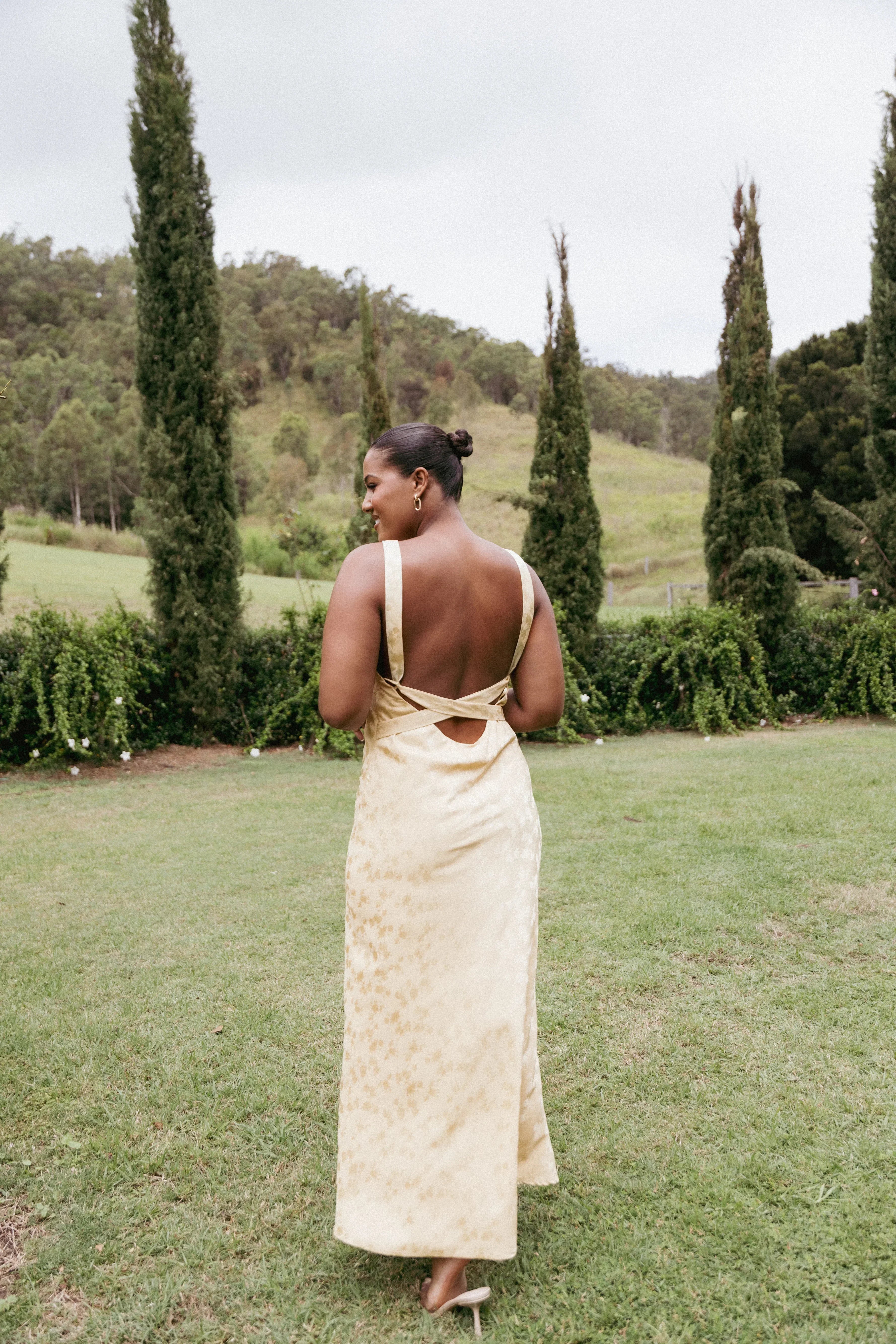 Robe longue Malie - Citron