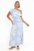 Apryl Midi Dress - Shell Print