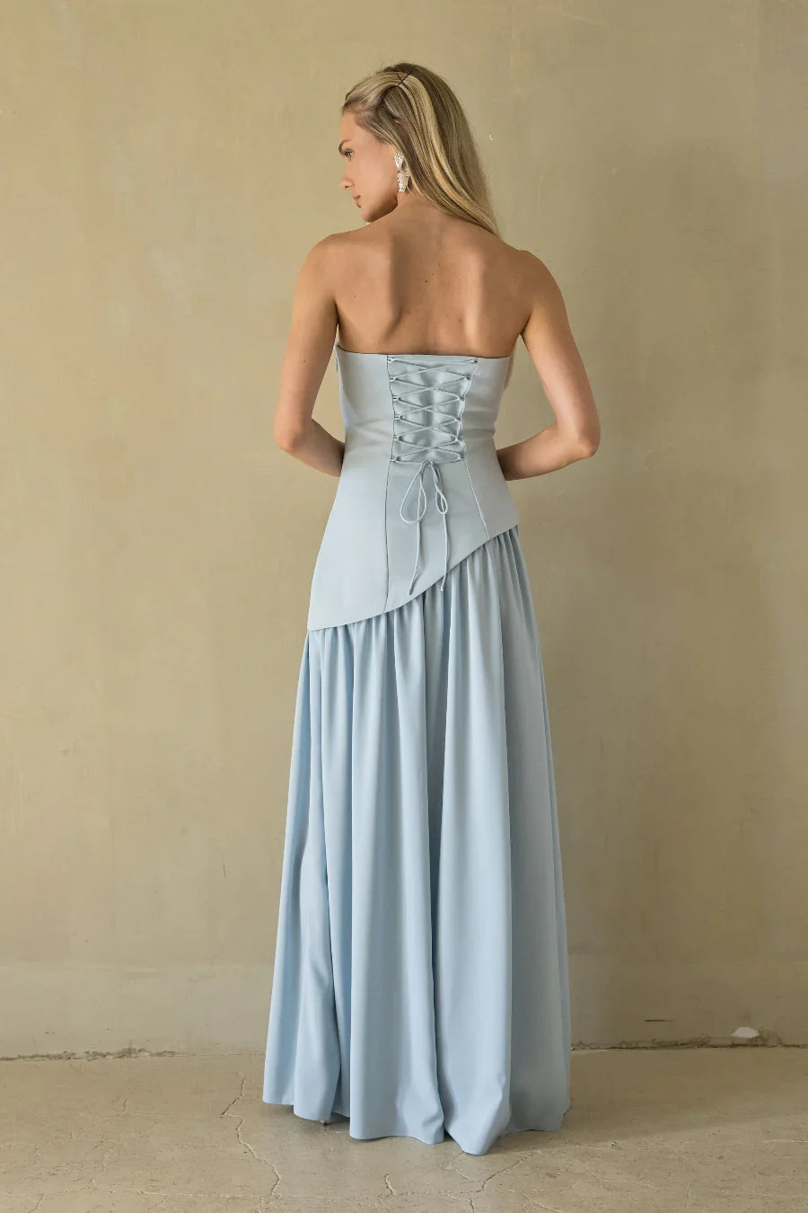 Retta Asymmetrical Maxi Dress