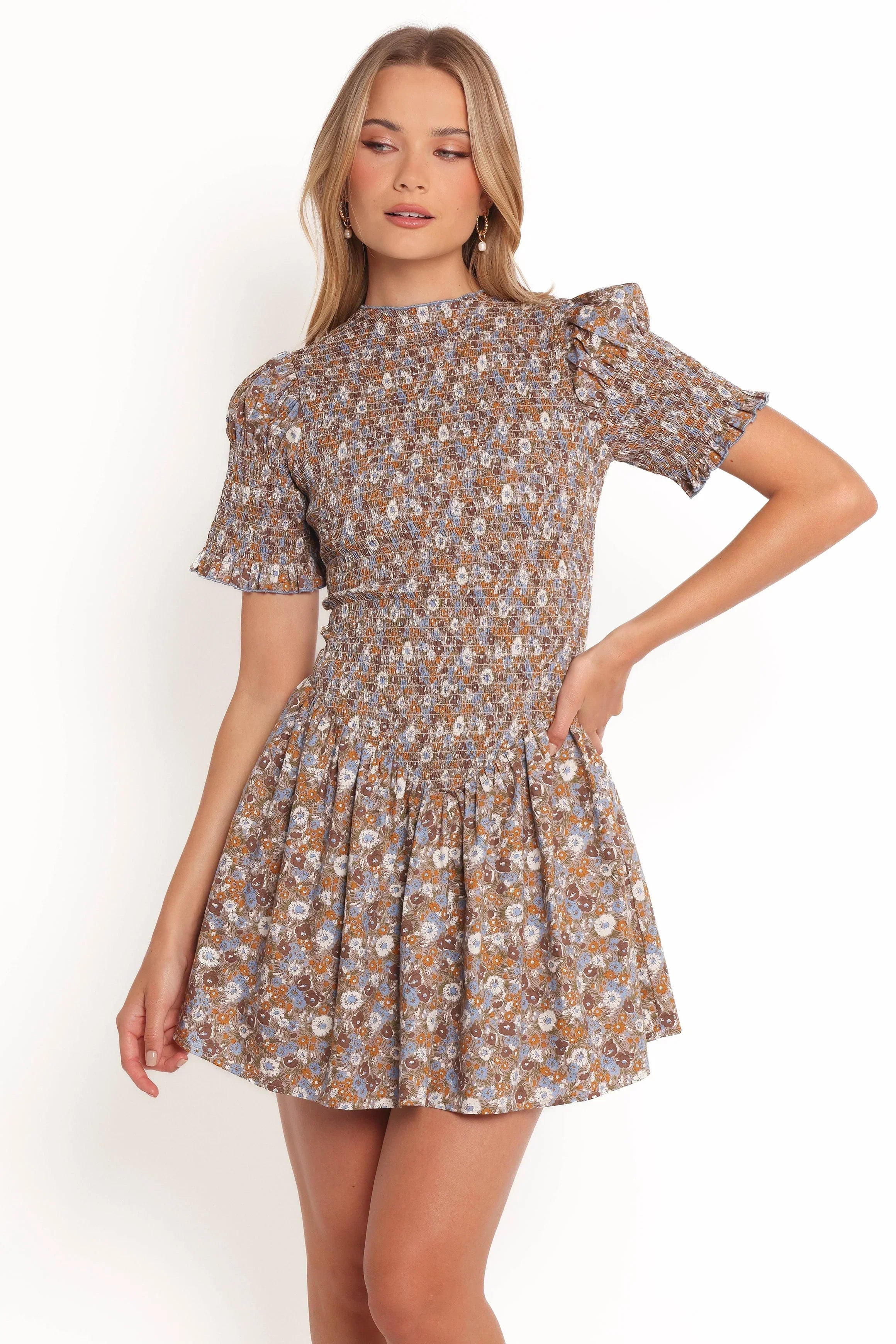 Mini-robe Céline - Imprimé fleuri