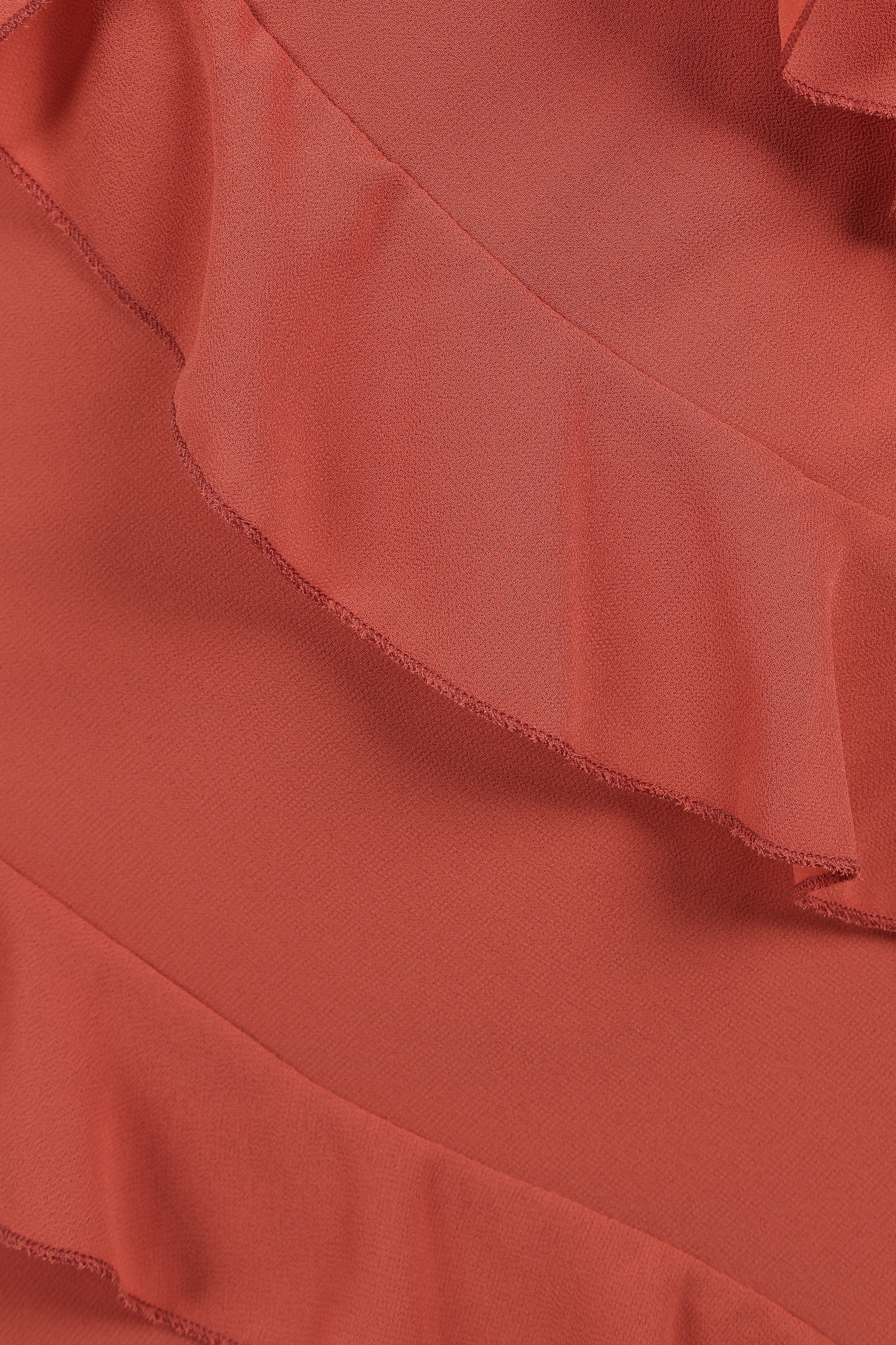 Robe longue Ciao Ruffles – Palissandre