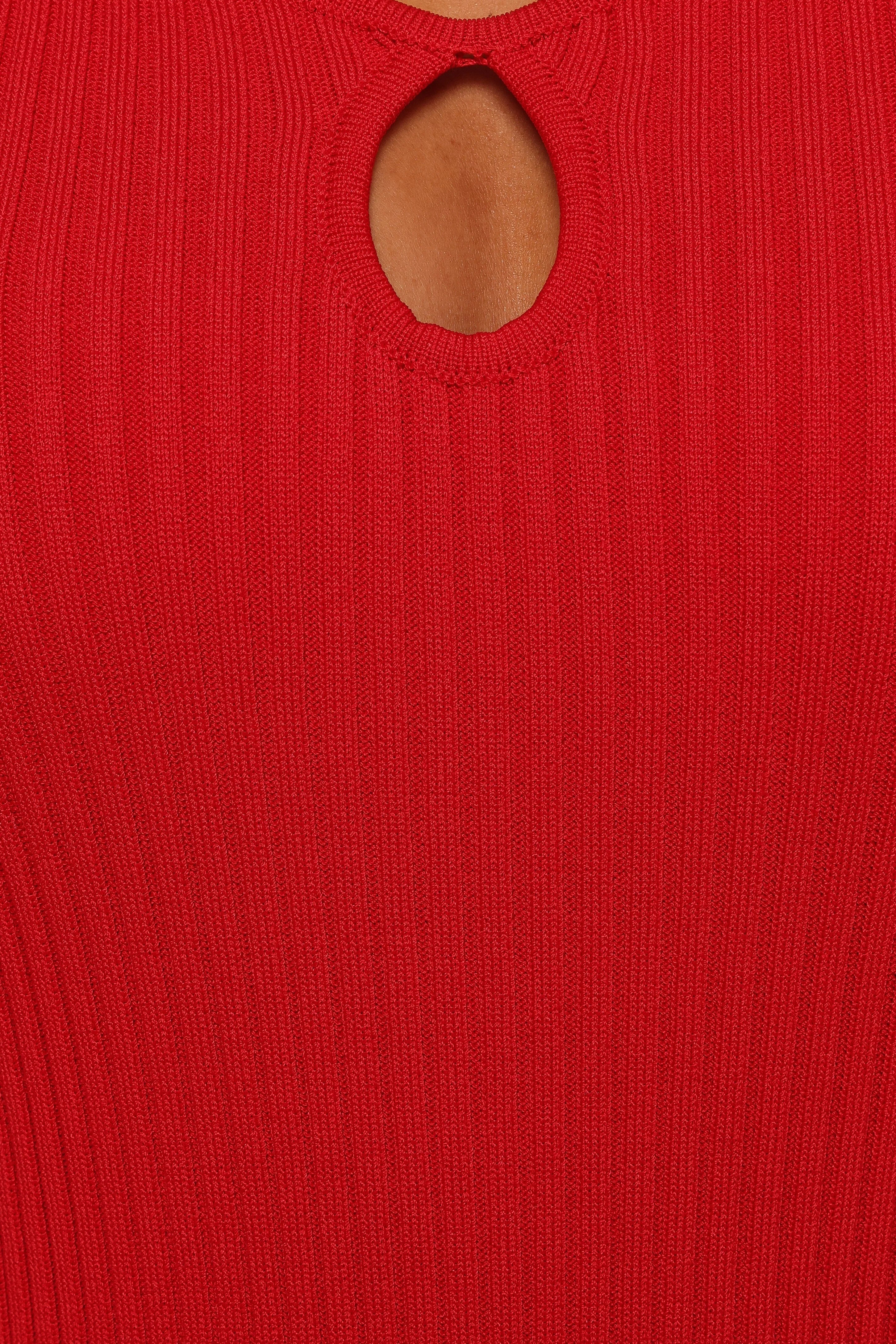 Robin Midi Dress - Red