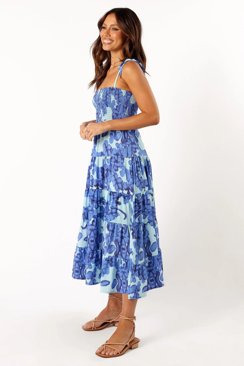 Robe Midi Amarie - Bleue