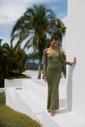 Robe longue Vita - Kaki
