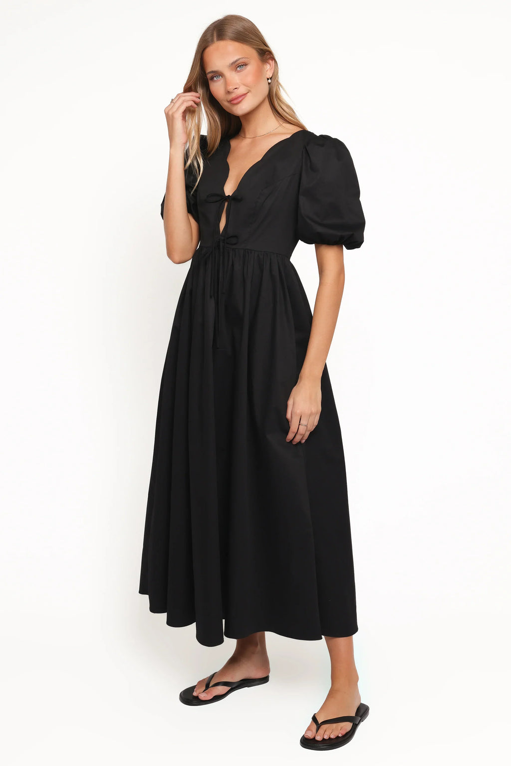 Robe longue Karla – Noir