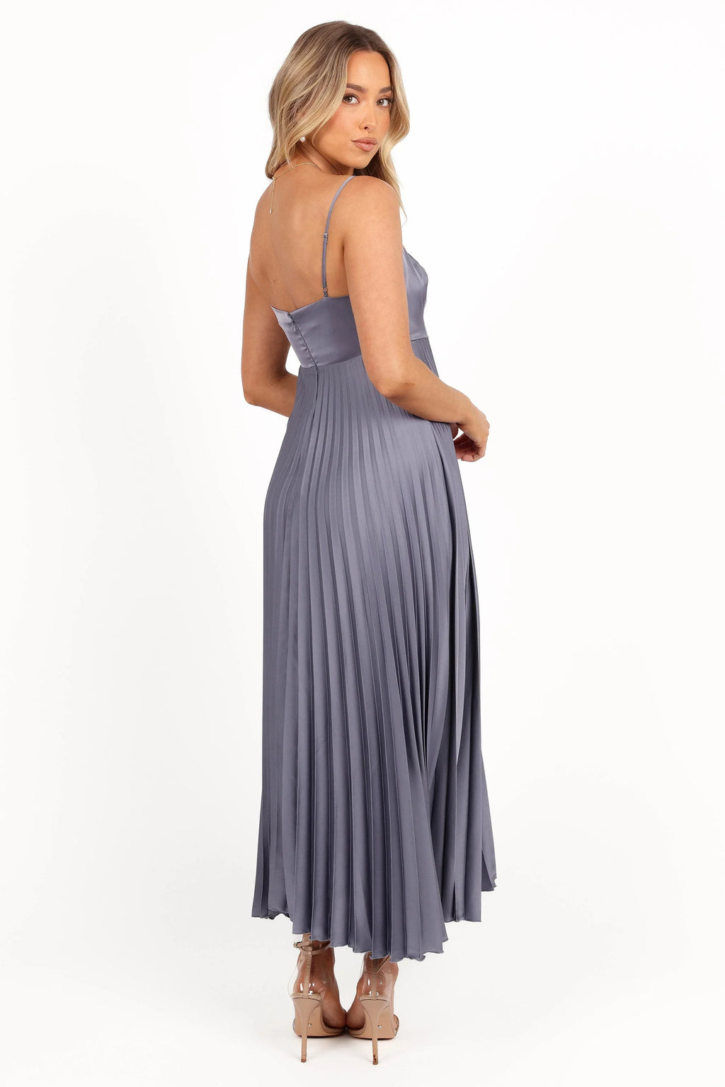 Robe longue Keegan - Gris acier