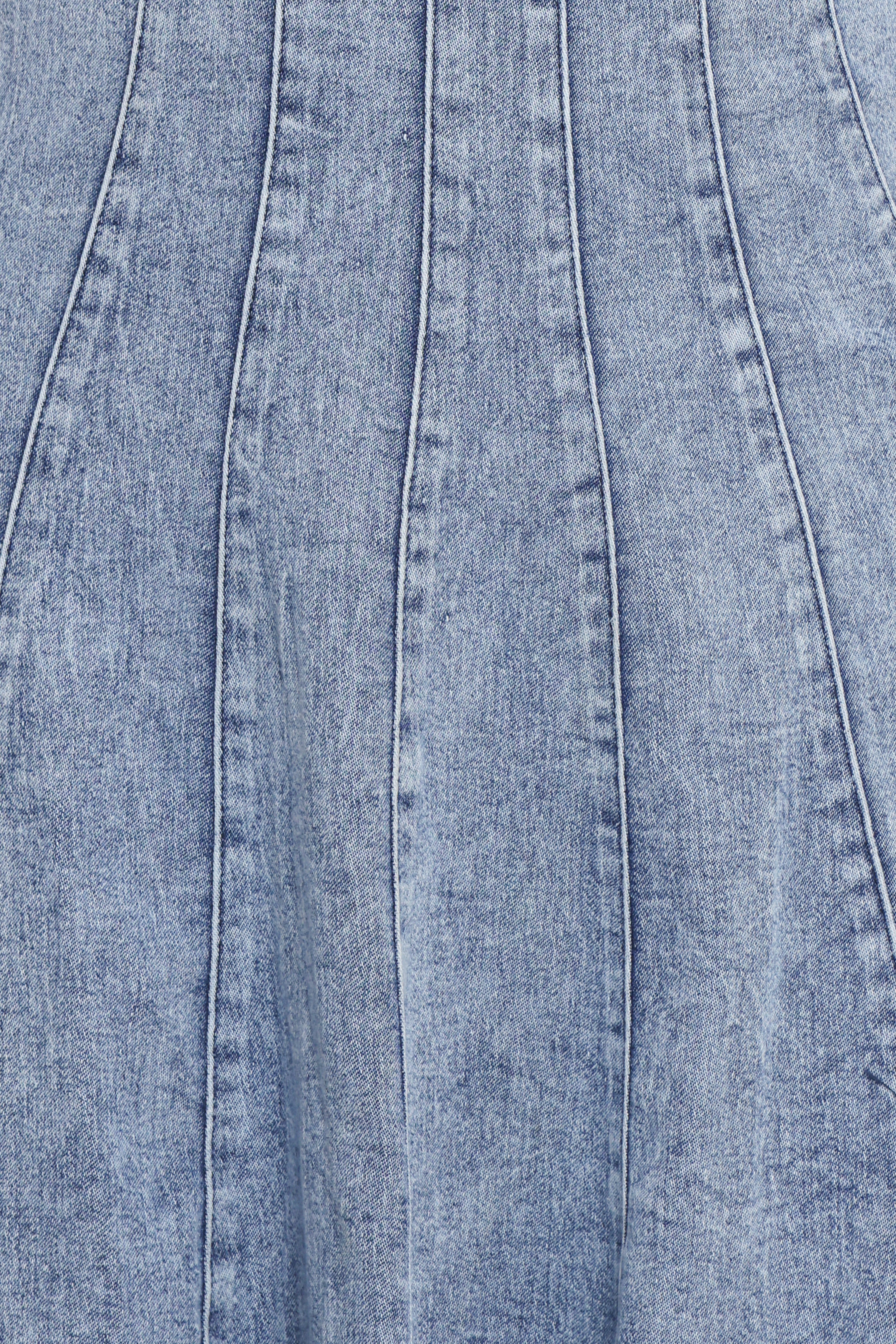 Robe midi Una - Denim clair