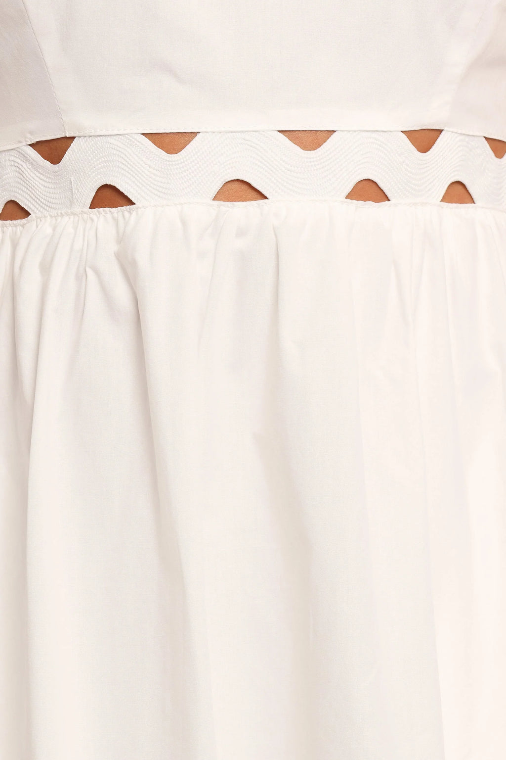 Angelus Midi Dress - White