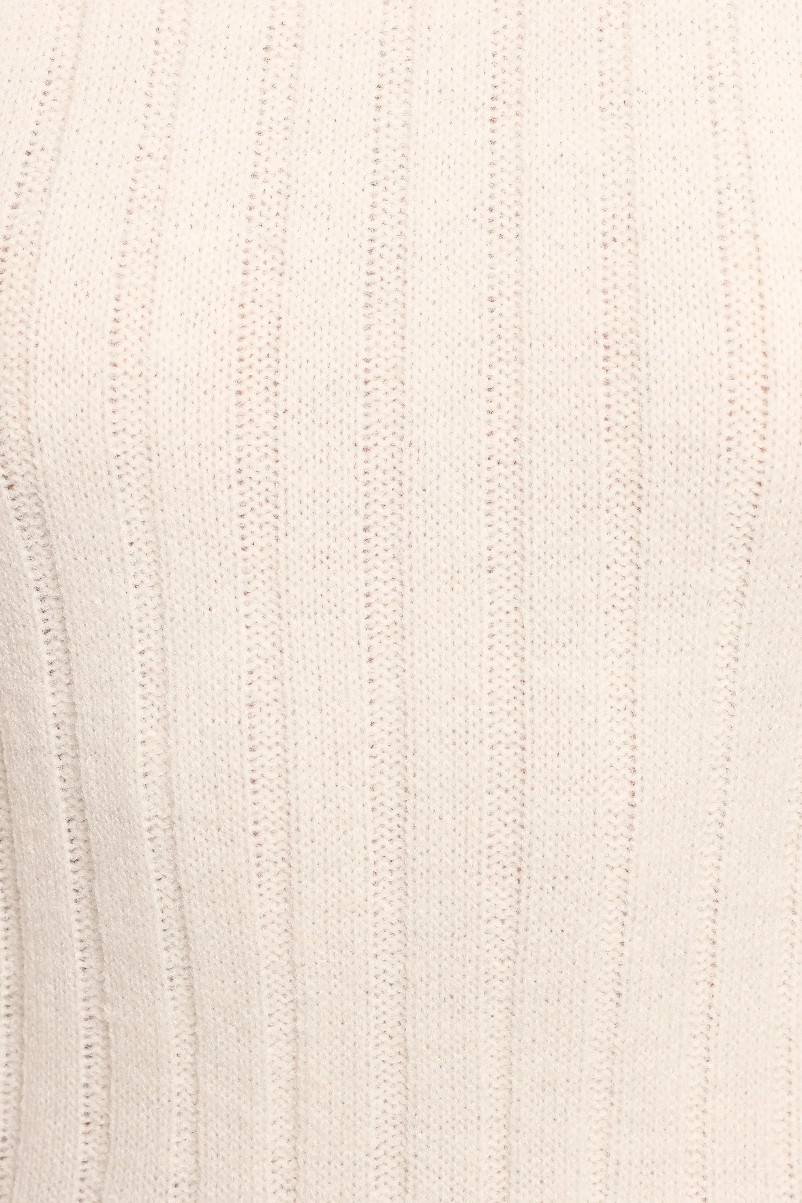 Robe midi en maille Kellie - Blanc
