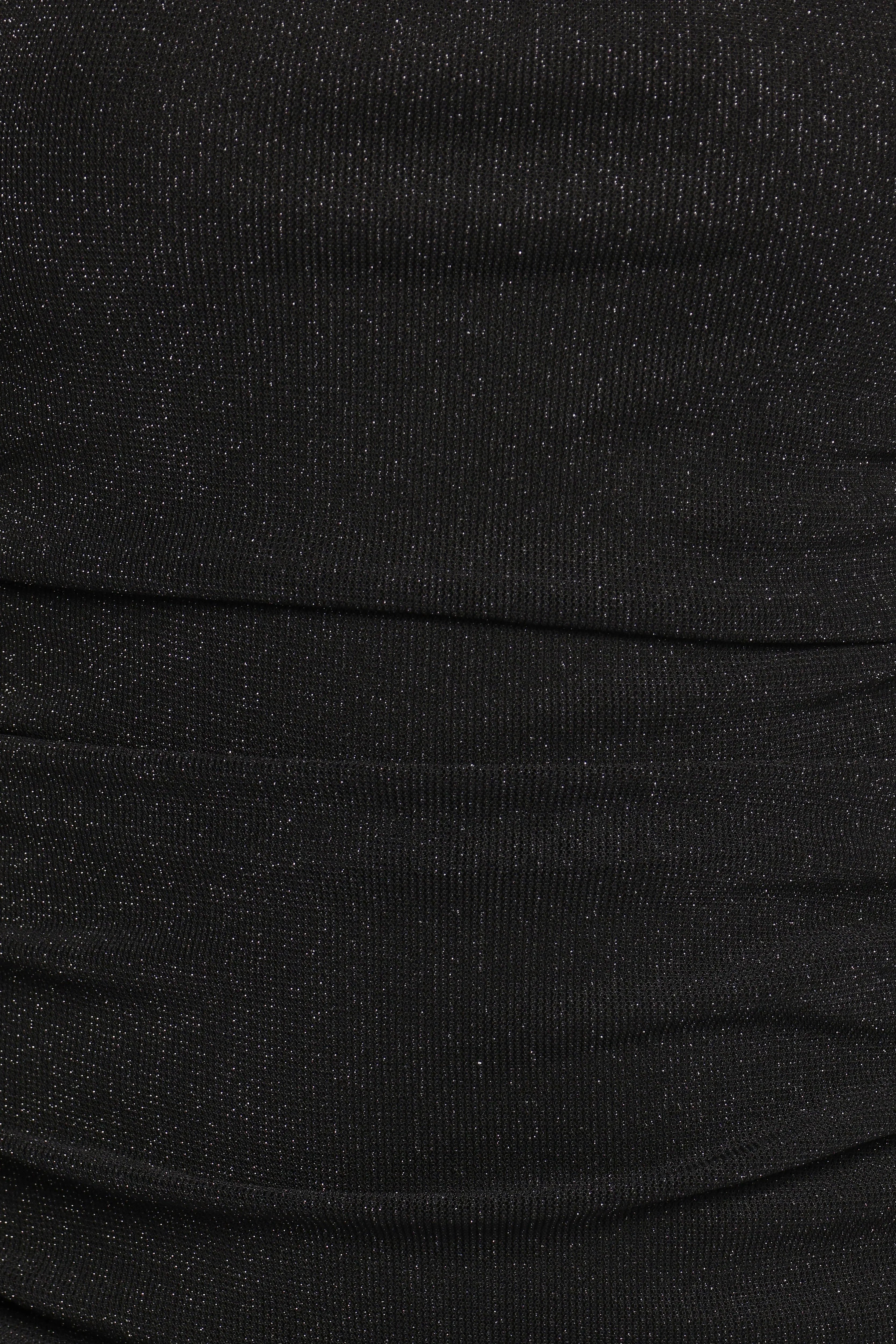Seville Strapless Mini Dress - Black