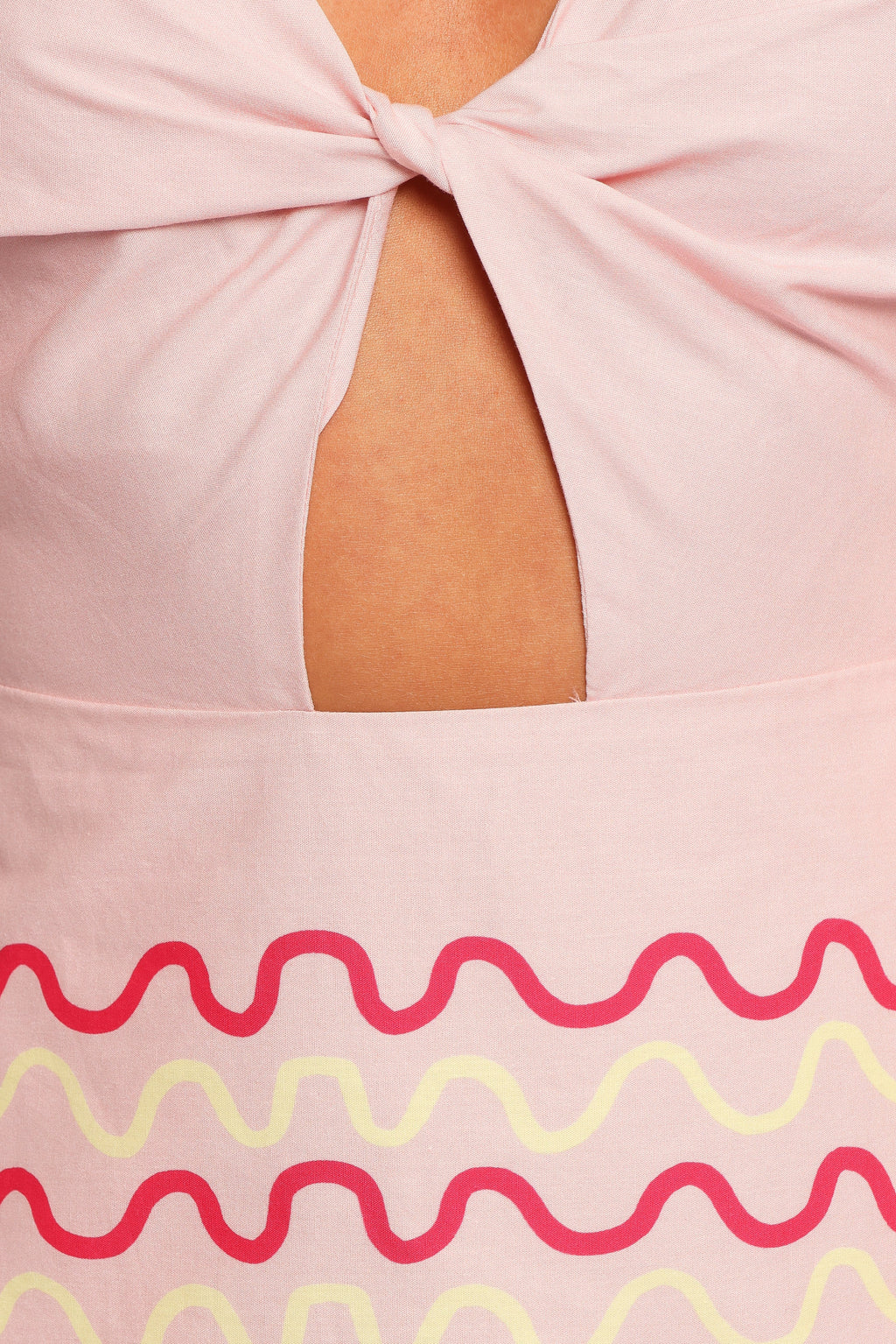 Mini-robe Ariarne - Rose palmier