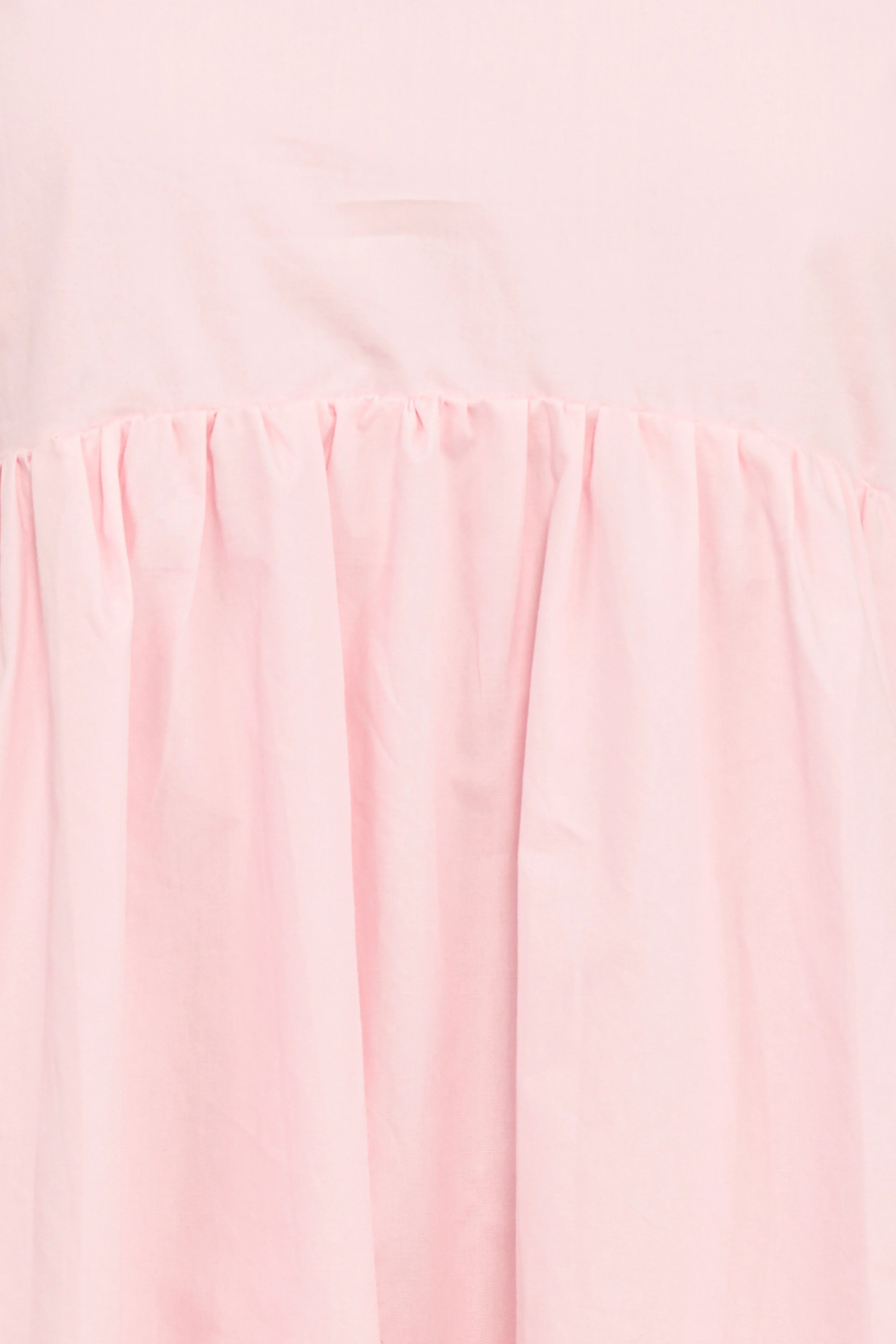 Robe courte à manches longues Micaela - Rose